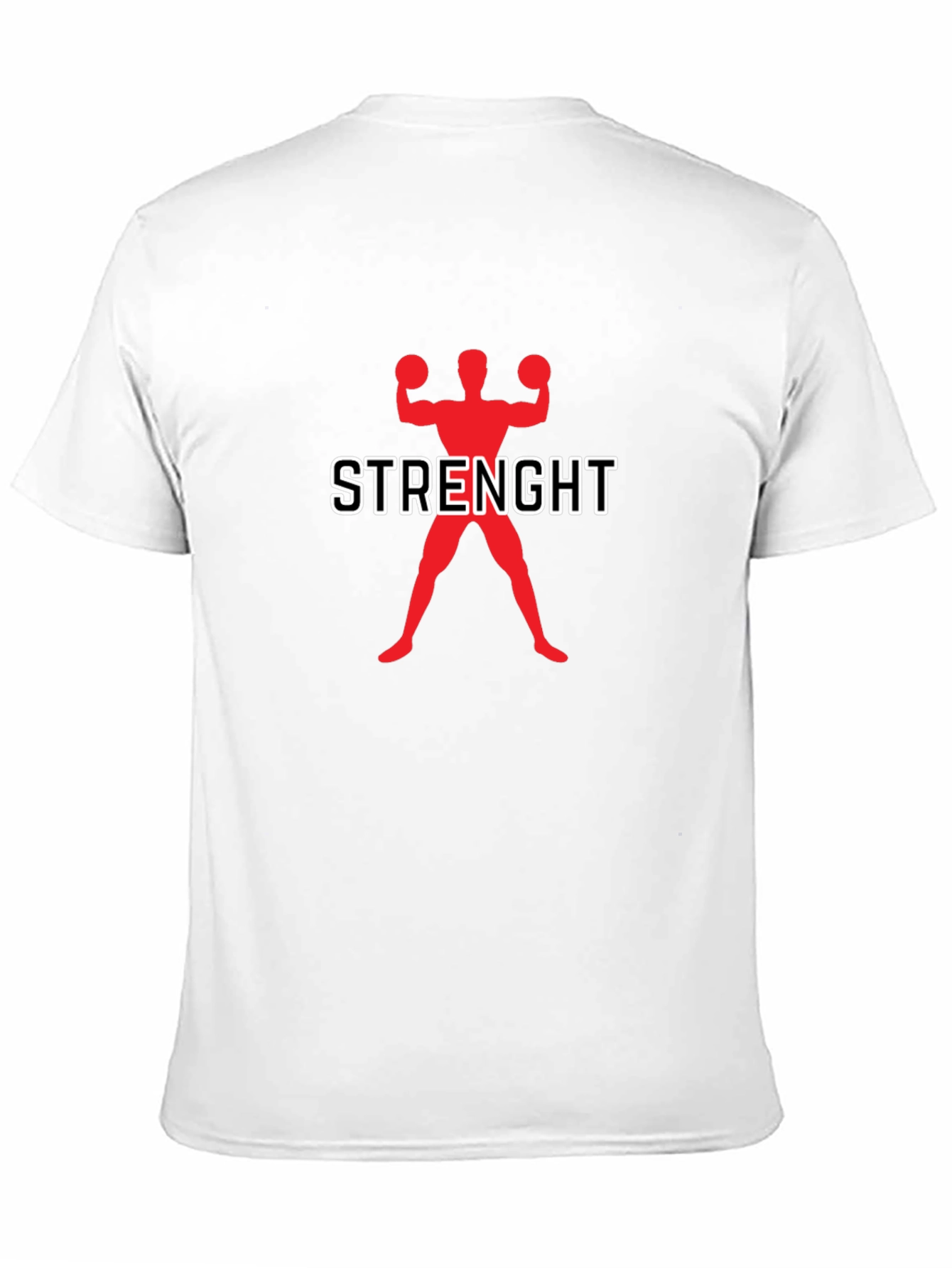 Strength Training Graphic Tee - Black