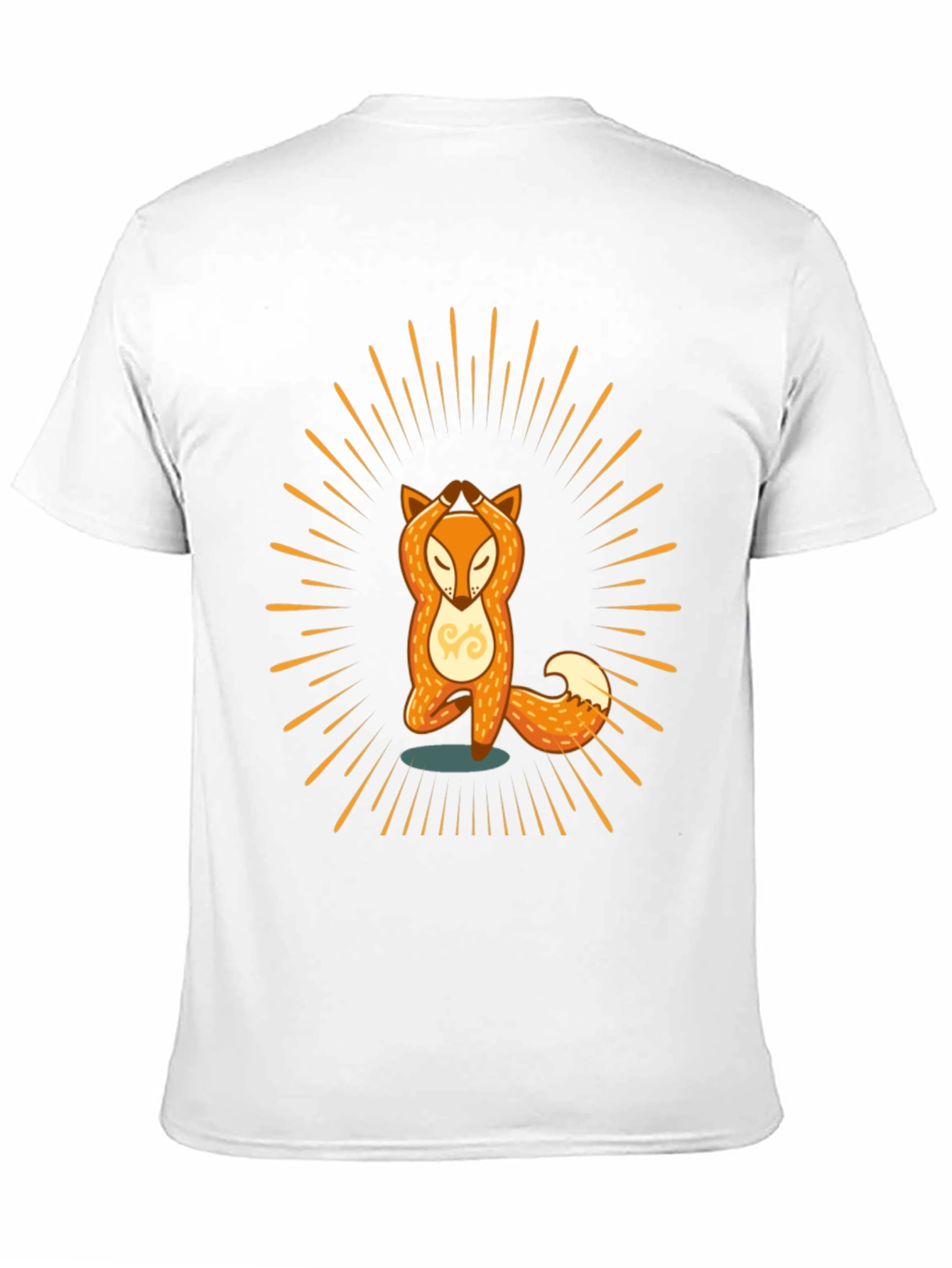 Yoga Fox Graphic Tee - Zen Vibes T-Shirt