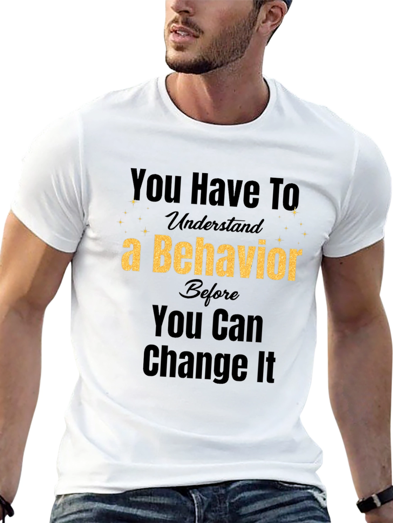 Understand Behavior Change Black Tee