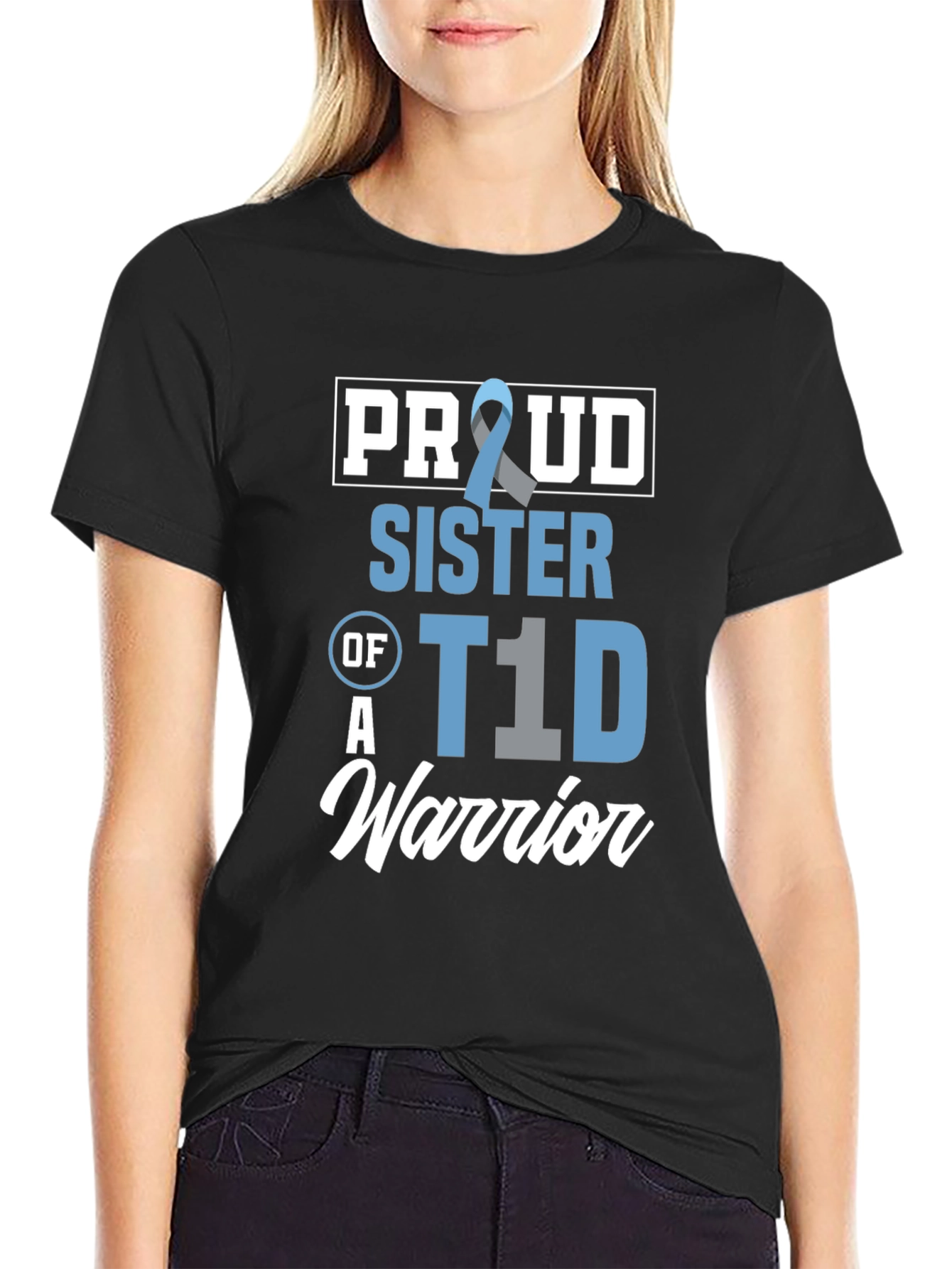 Proud Sister of a T1D Warrior T-Shirt