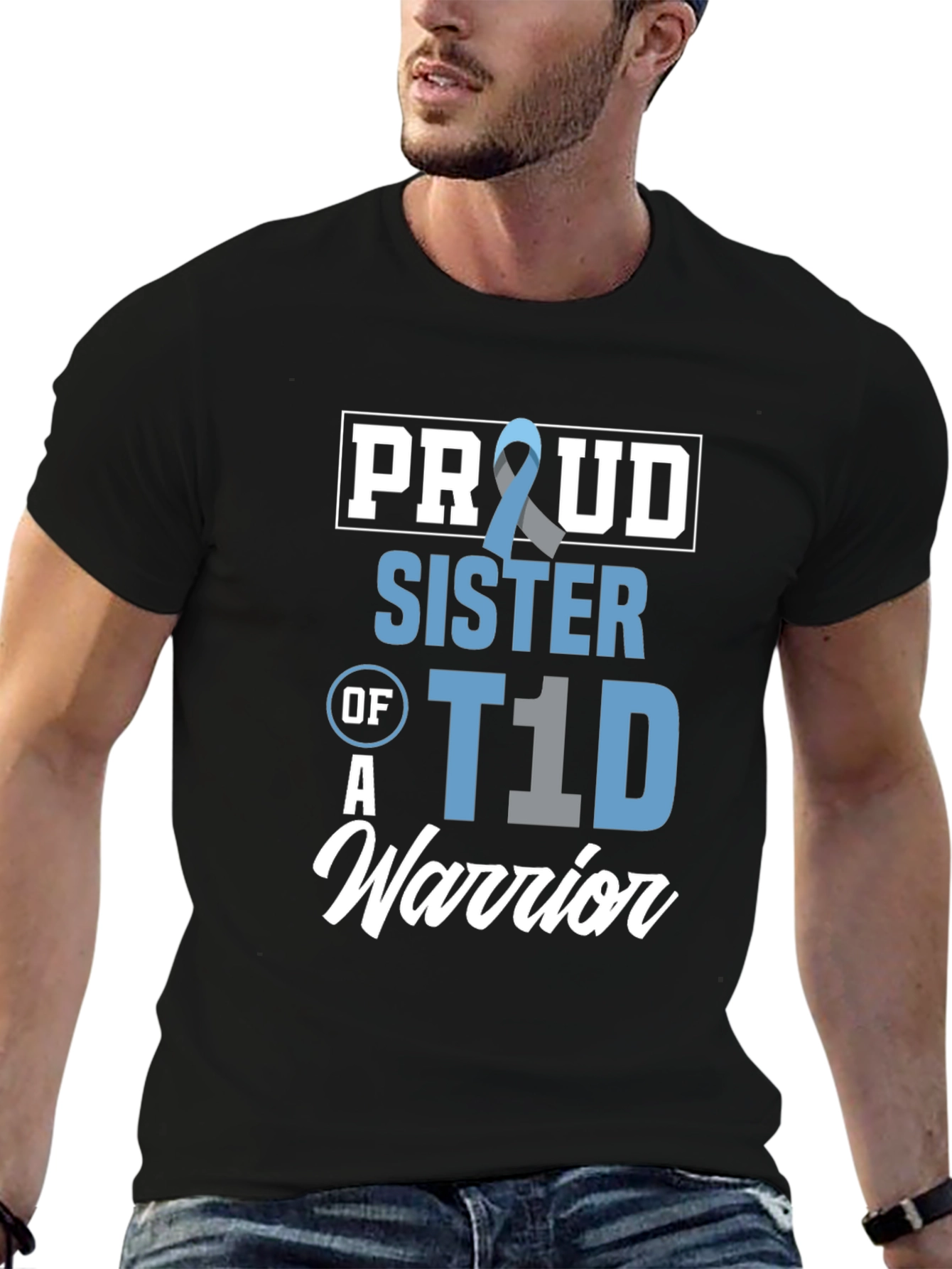 Proud Sister of a T1D Warrior T-Shirt