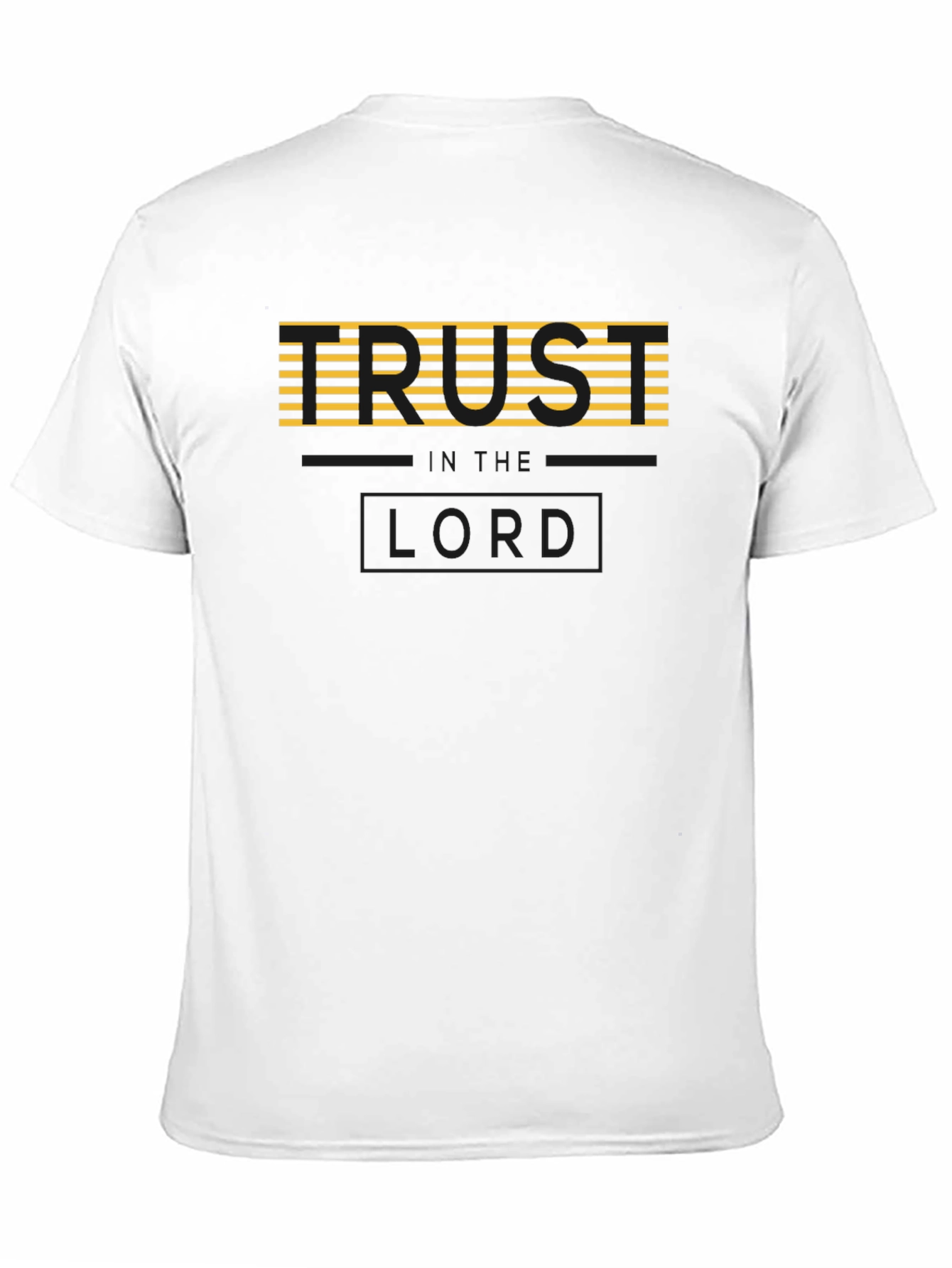 Trust the Lord Black Graphic T-Shirt