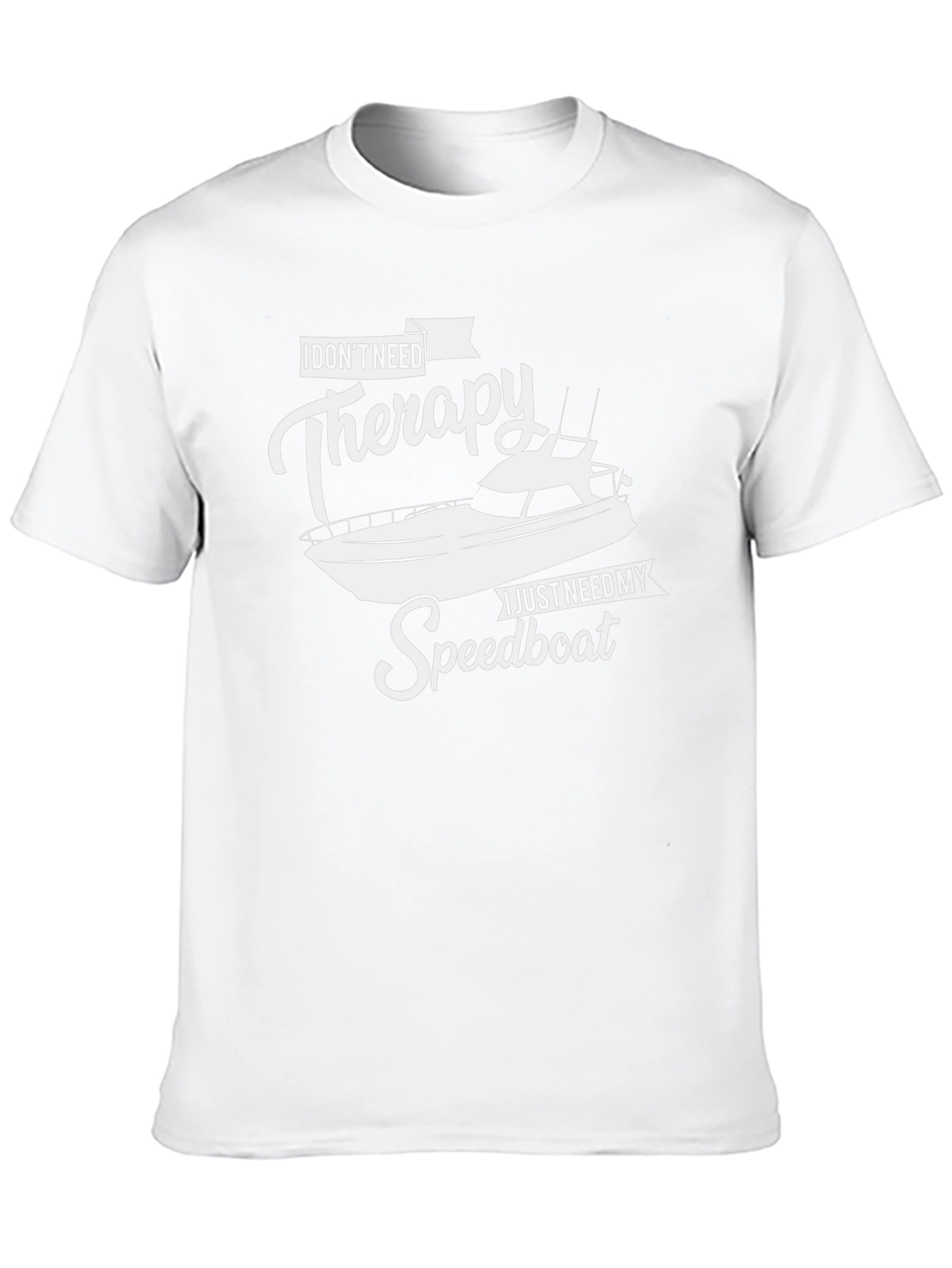 I Dont Need Therapy Speedboat Graphic Tee
