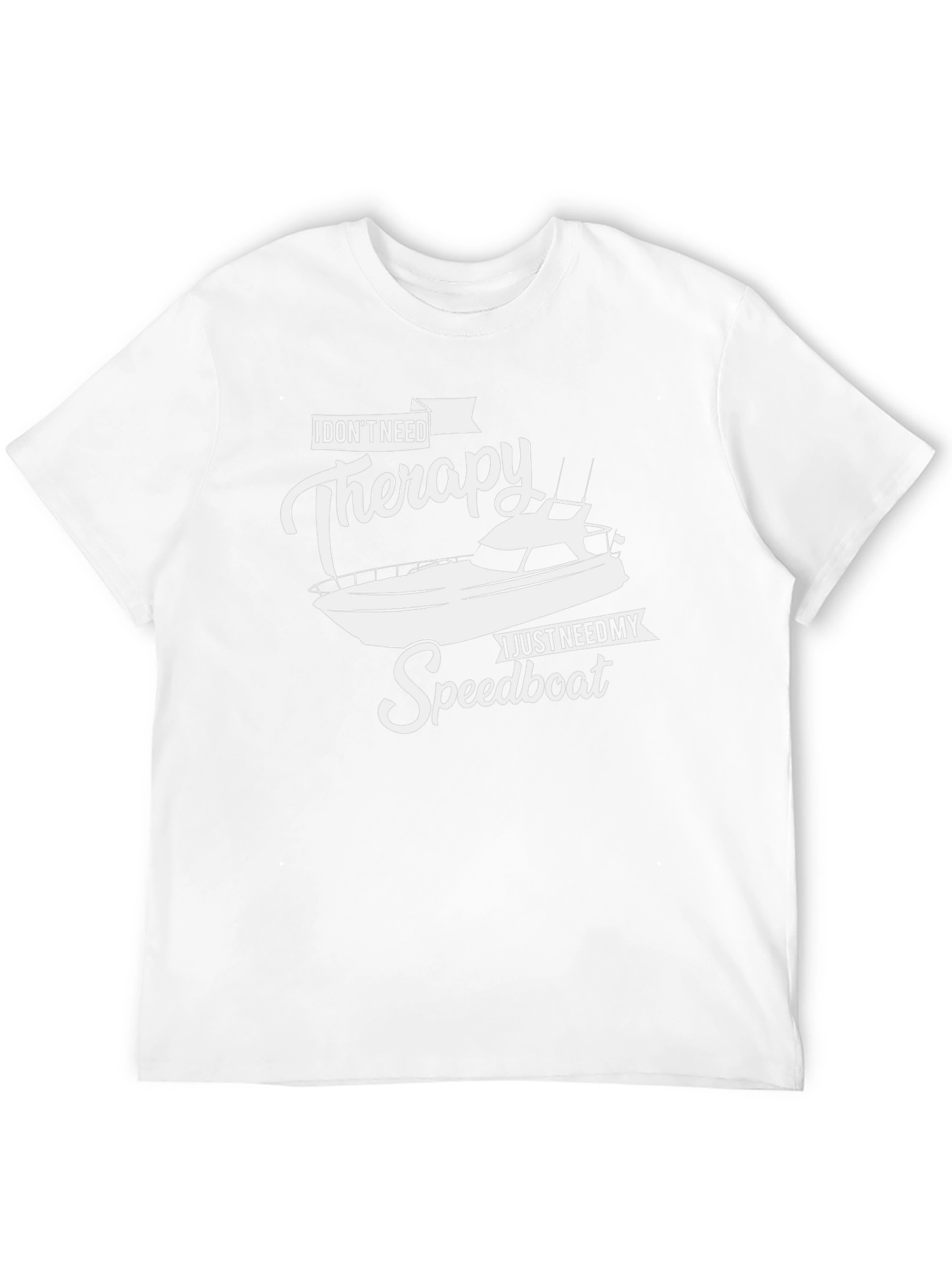 I Dont Need Therapy Speedboat Graphic Tee