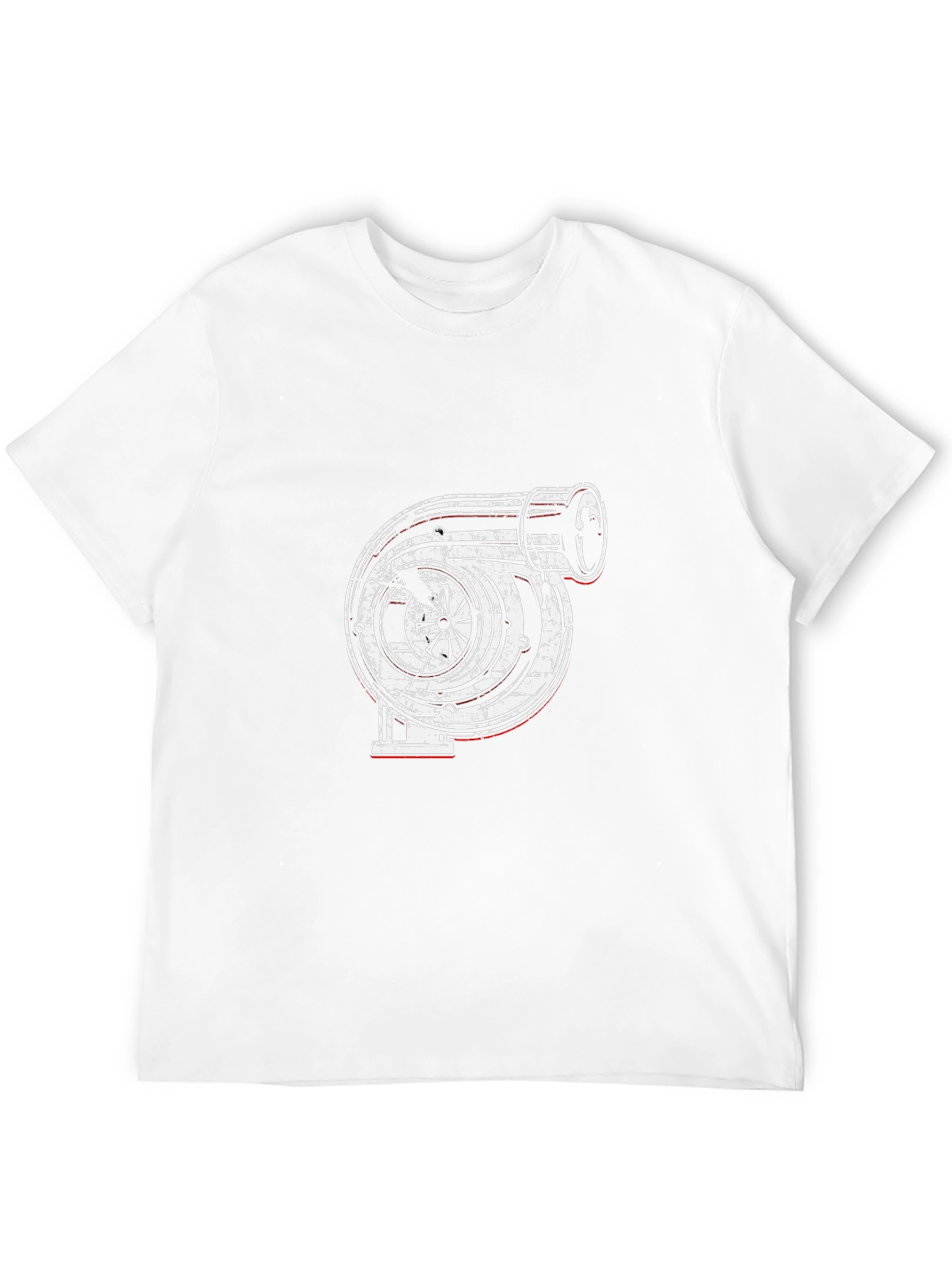 Turbo Engine Graphic T-Shirt - Black