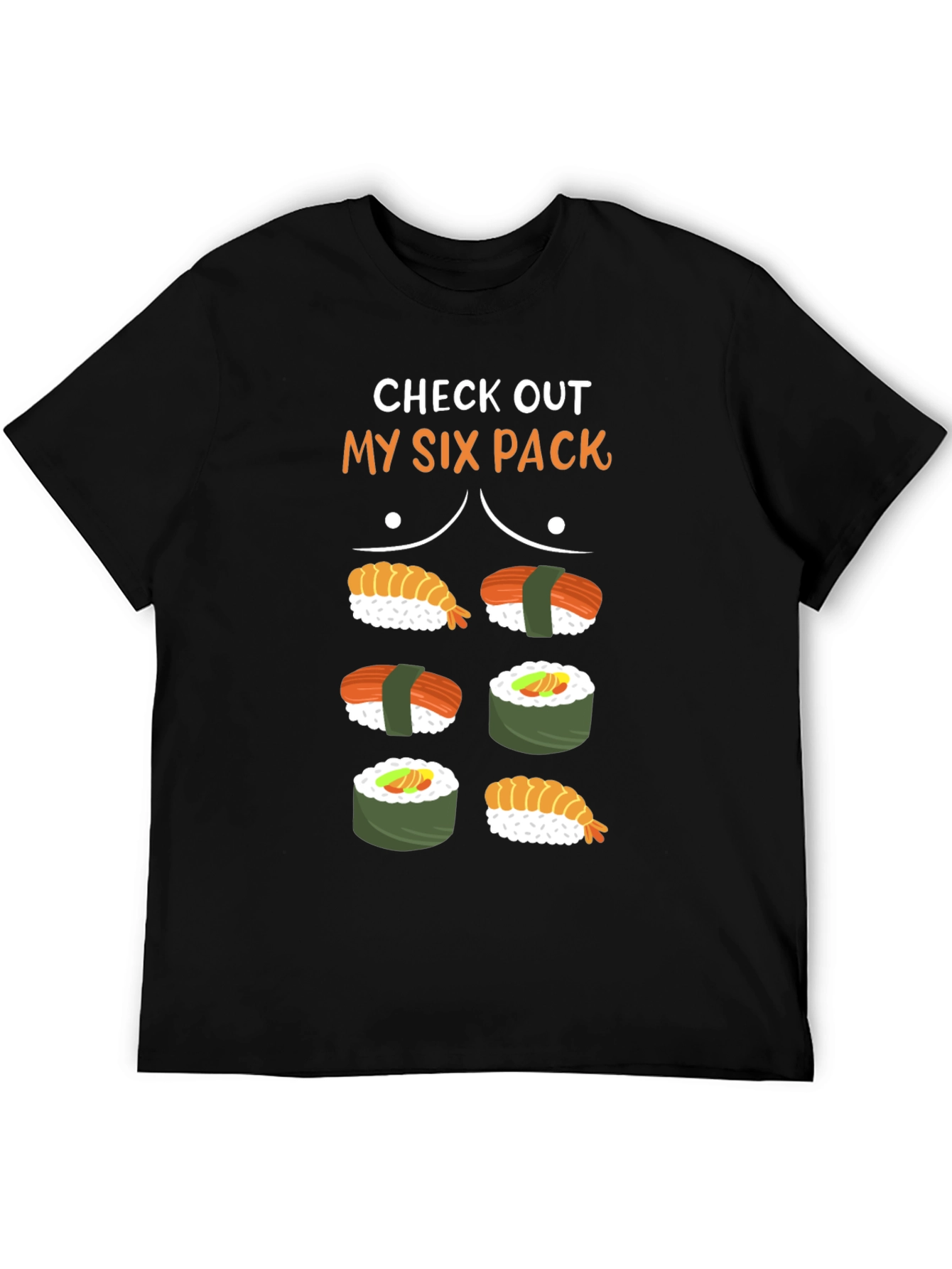 Sushi Six Pack Graphic T-Shirt