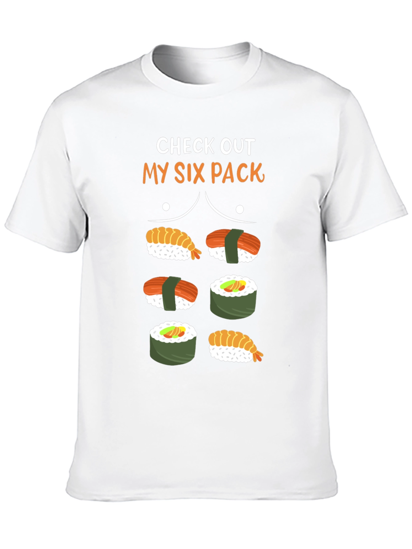 Sushi Six Pack Graphic T-Shirt