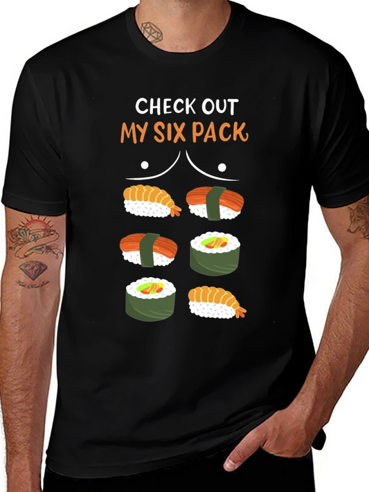 Sushi Six Pack Graphic T-Shirt