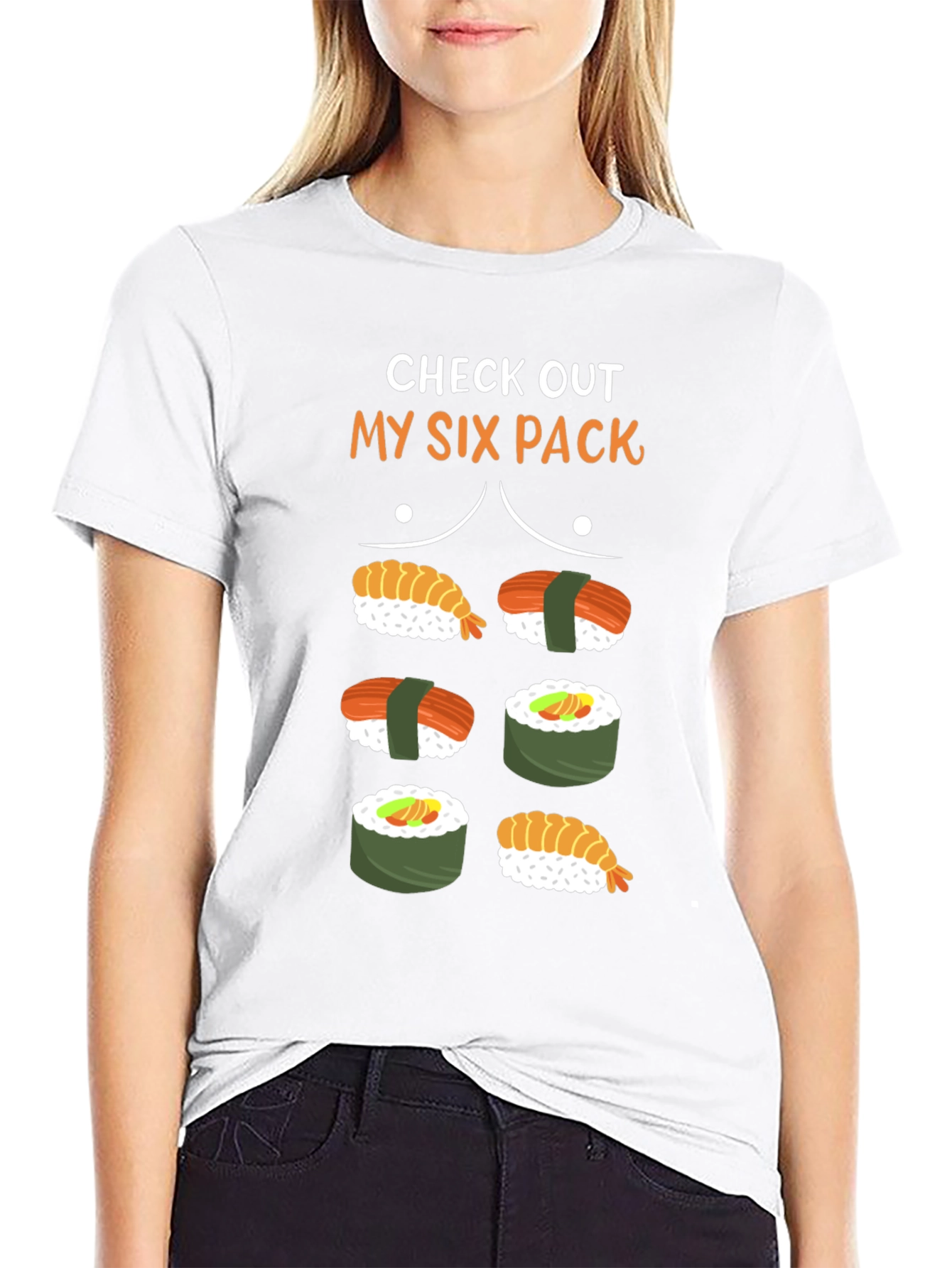 Sushi Six Pack Graphic T-Shirt