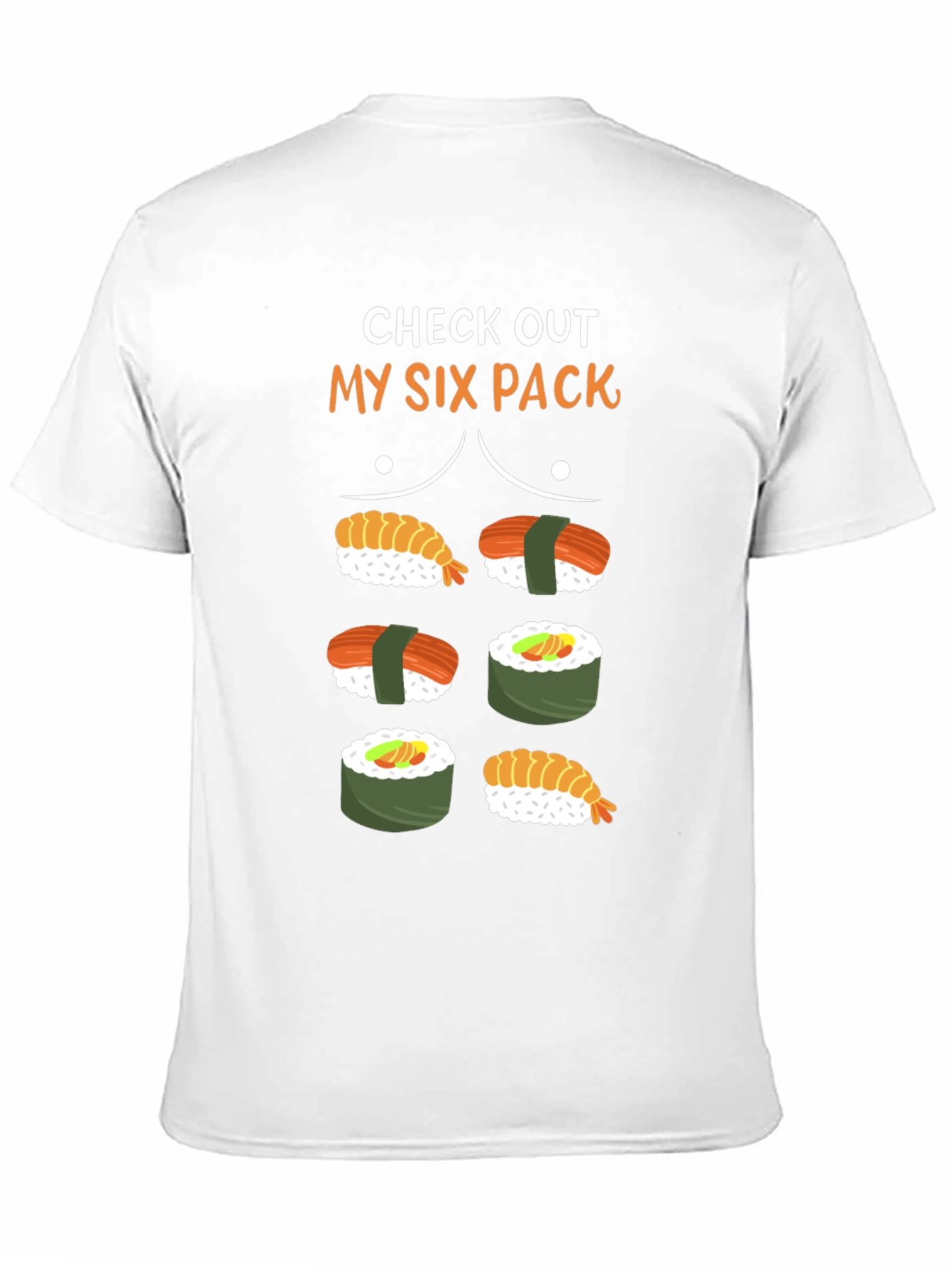 Sushi Six Pack Graphic T-Shirt