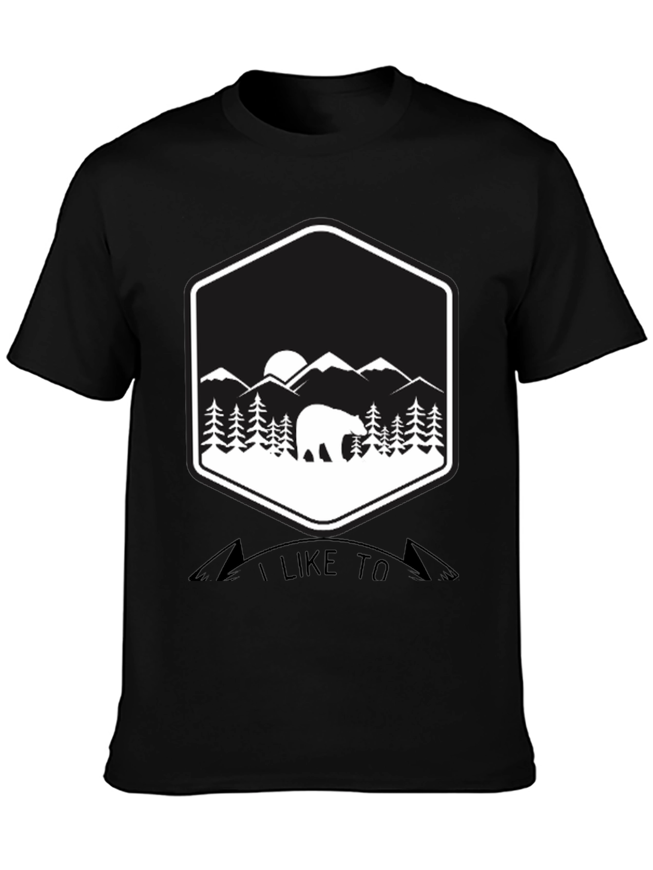 Bear Mountain Graphic Tee - Nature Lover T-Shirt