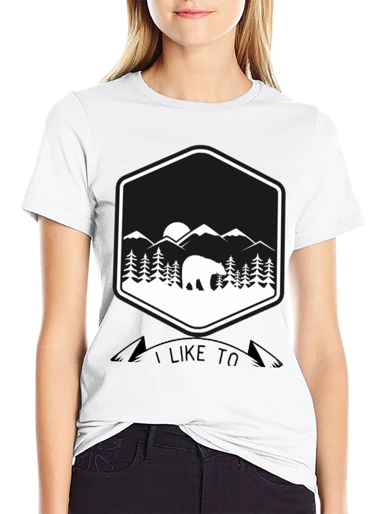 Bear Mountain Graphic Tee - Nature Lover T-Shirt
