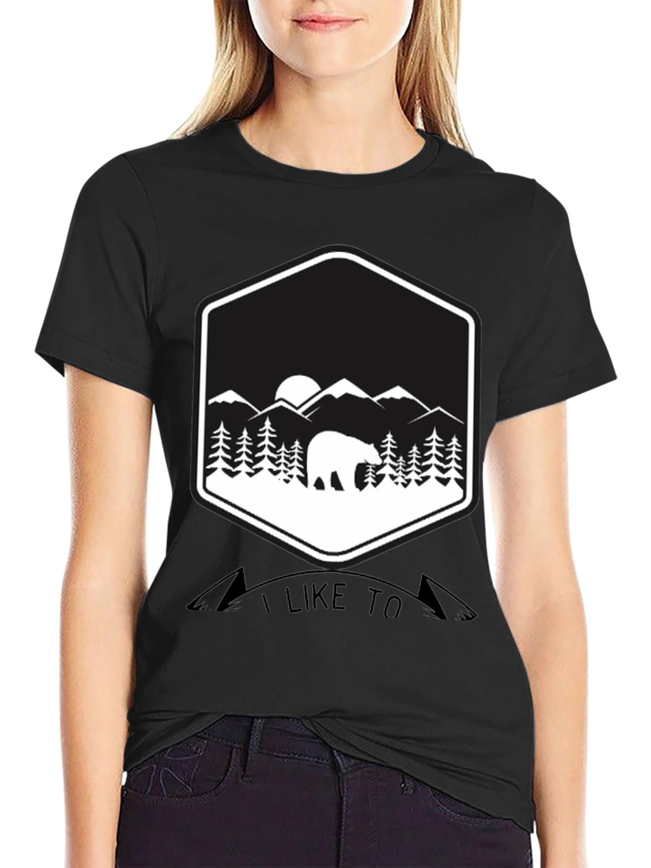 Bear Mountain Graphic Tee - Nature Lover T-Shirt