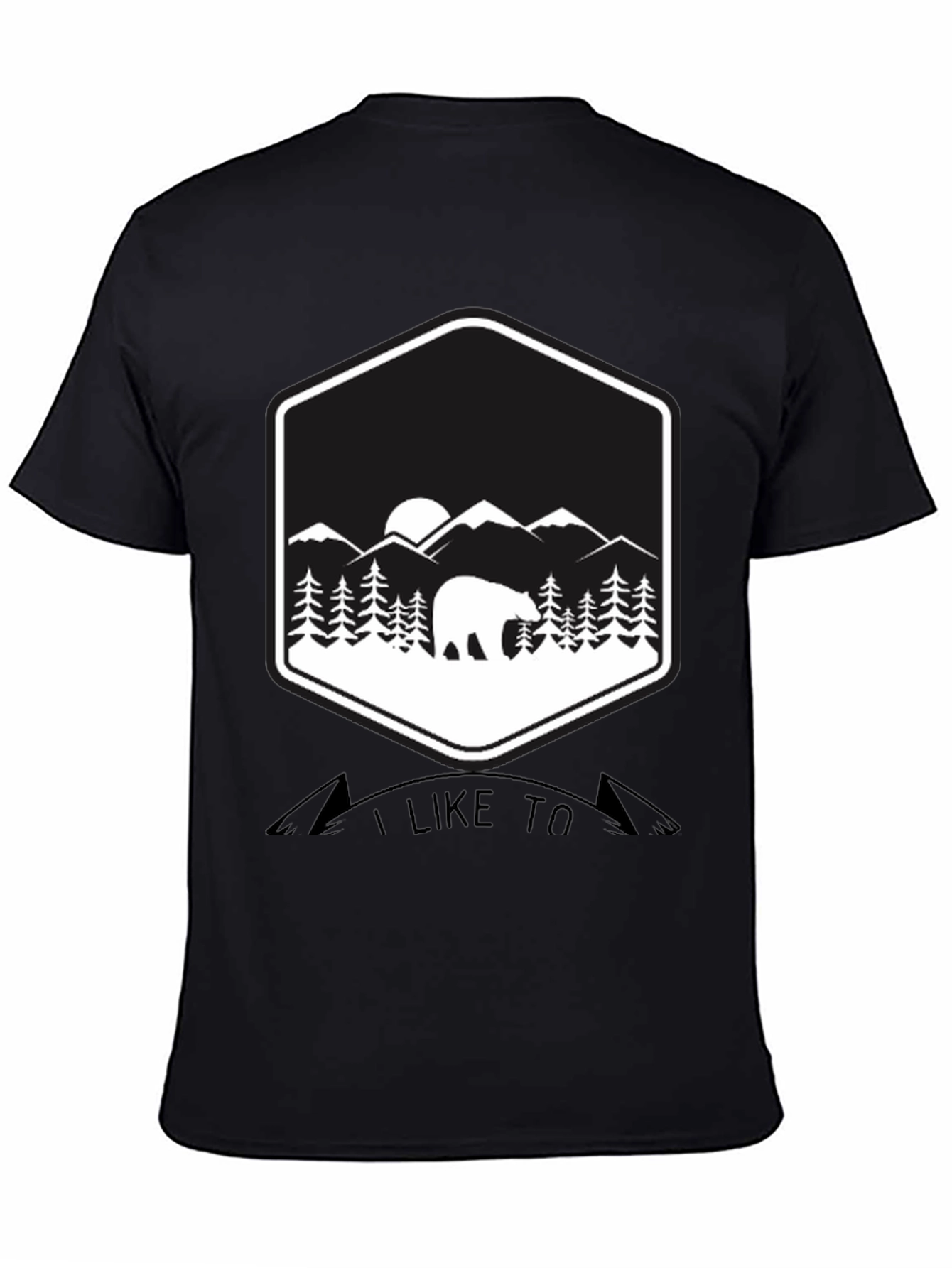 Bear Mountain Graphic Tee - Nature Lover T-Shirt