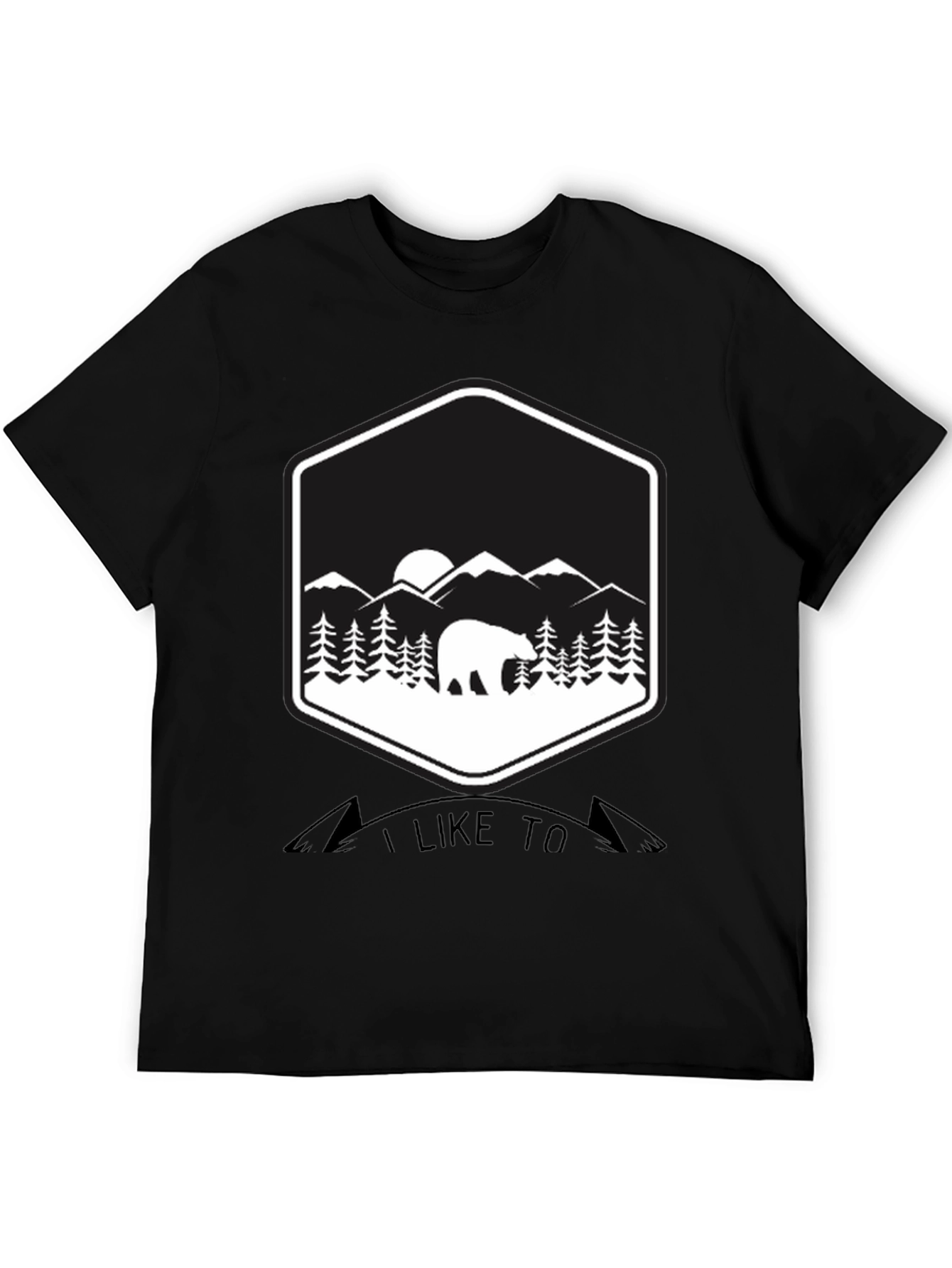 Bear Mountain Graphic Tee - Nature Lover T-Shirt