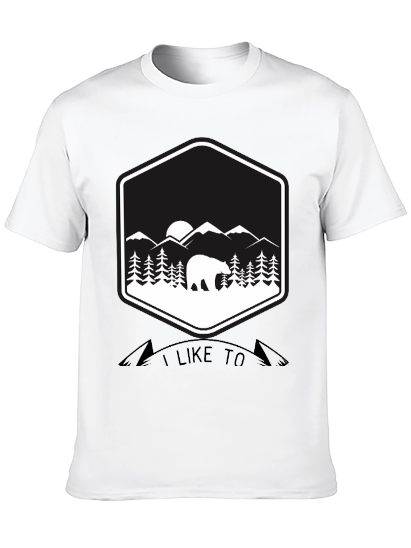 Bear Mountain Graphic Tee - Nature Lover T-Shirt