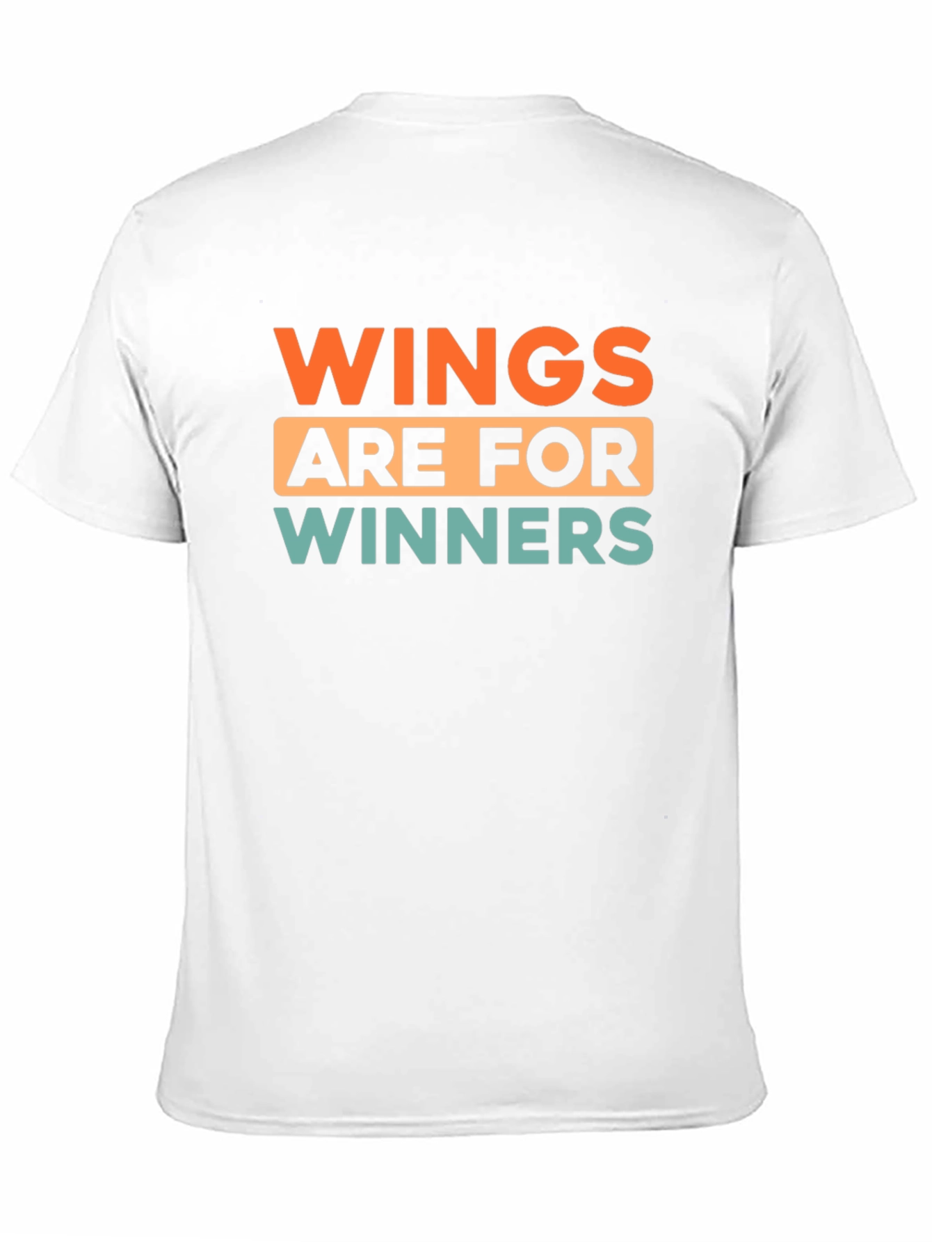 Wings Are For Winners Black T-Shirt