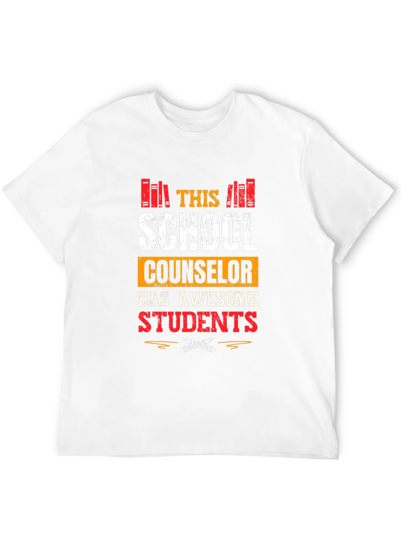School Counselor T-Shirt Awesome Students