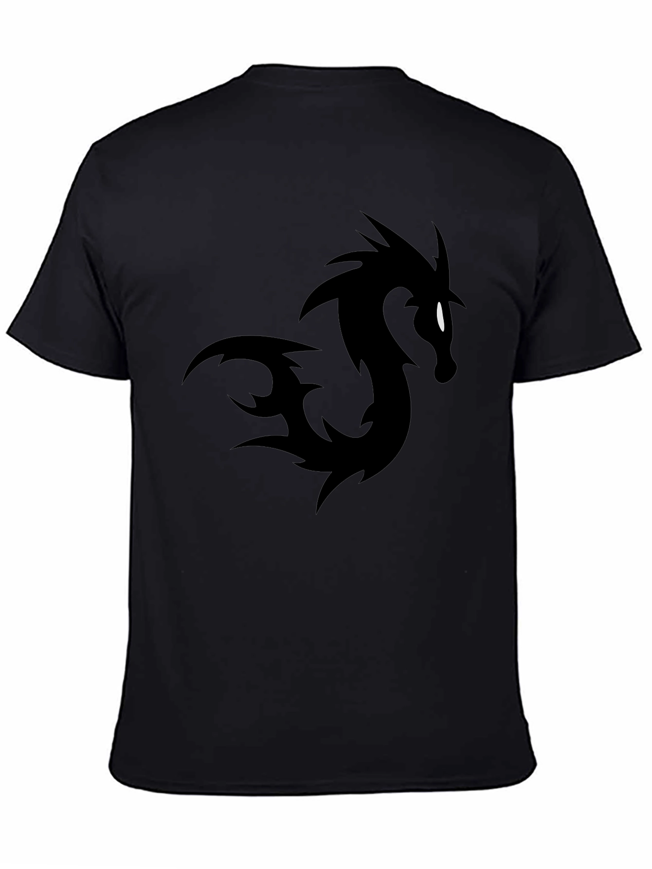 Black Dragon Graphic Tee - Casual Menswear