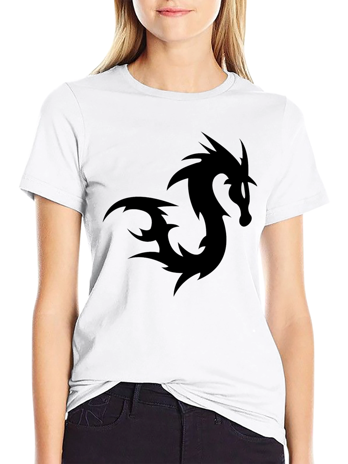 Black Dragon Graphic Tee - Casual Menswear