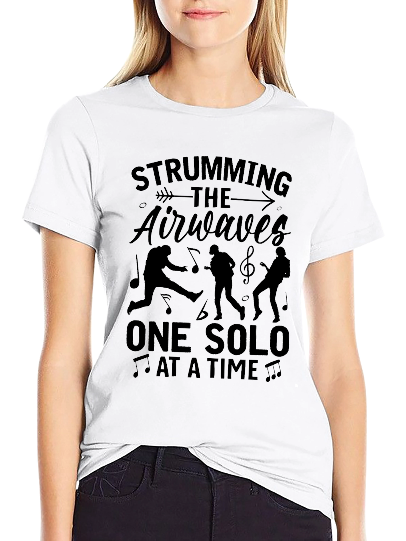 Strumming the Airwaves Graphic T-Shirt