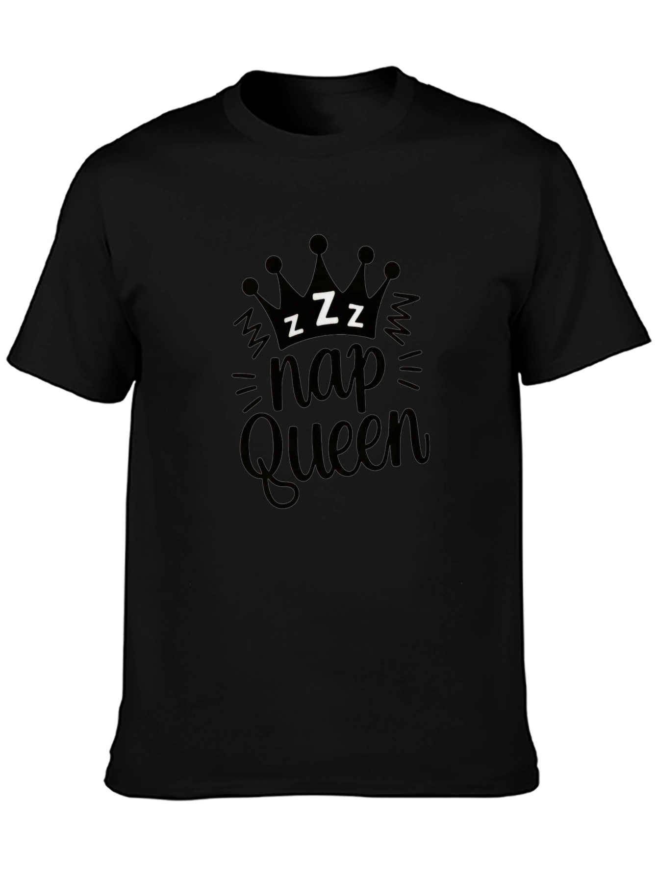 Nap Queen Black Graphic Tee