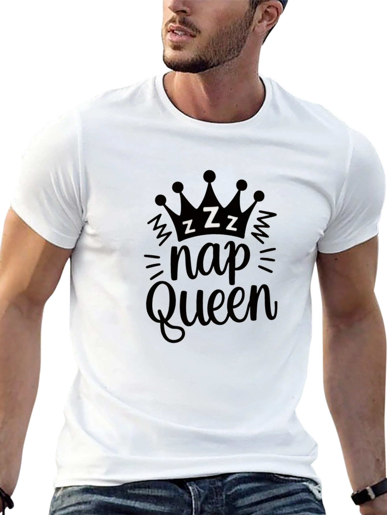 Nap Queen Black Graphic Tee