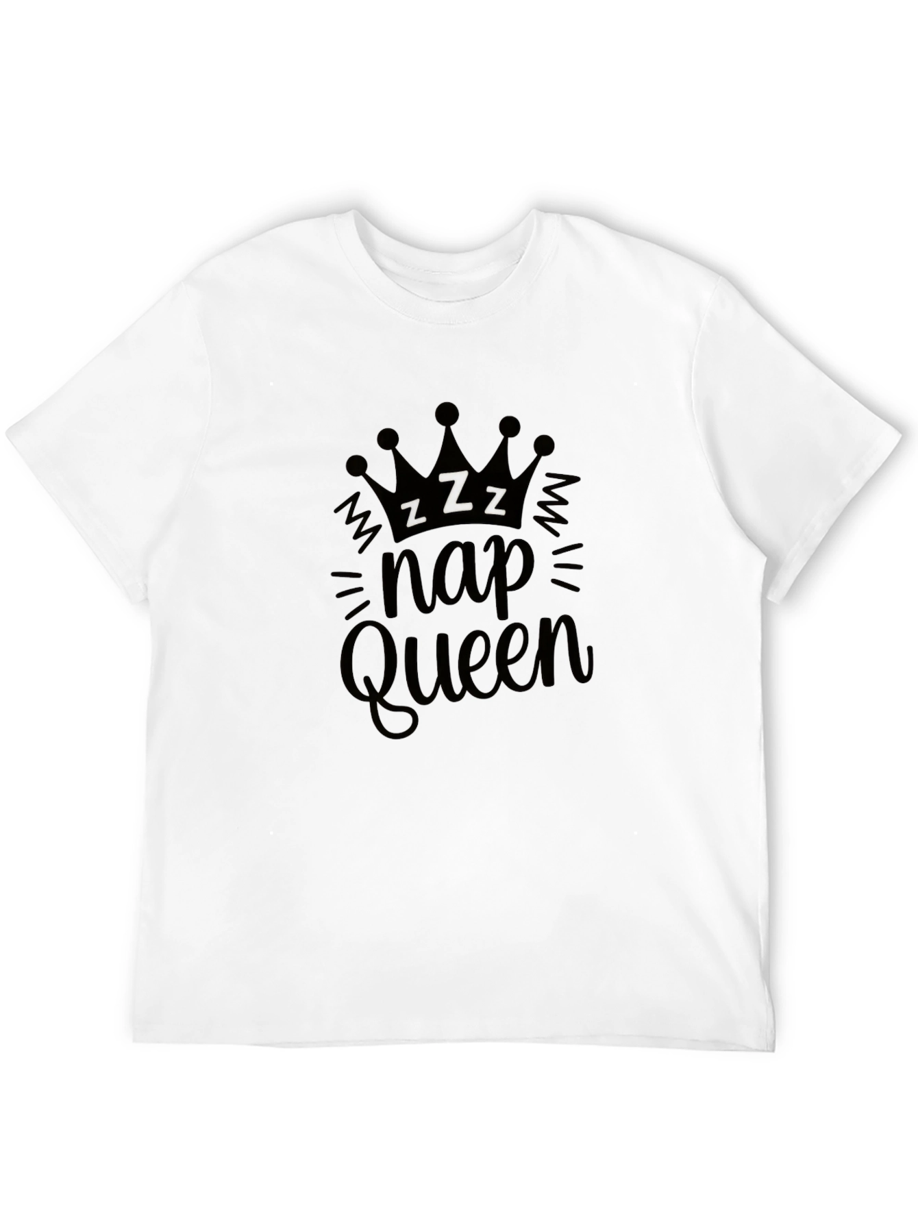 Nap Queen Black Graphic Tee