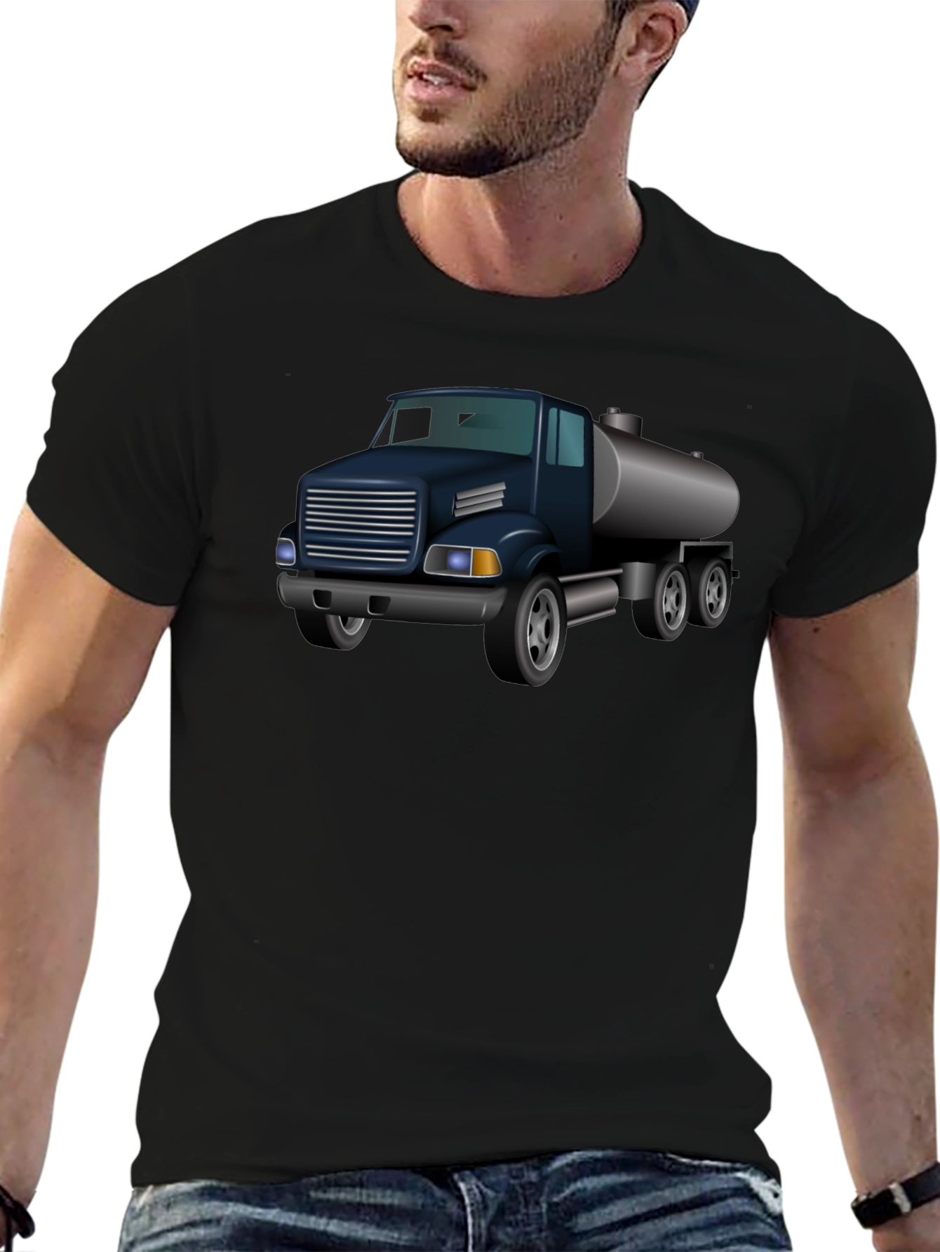 Truck Graphic Black T-Shirt