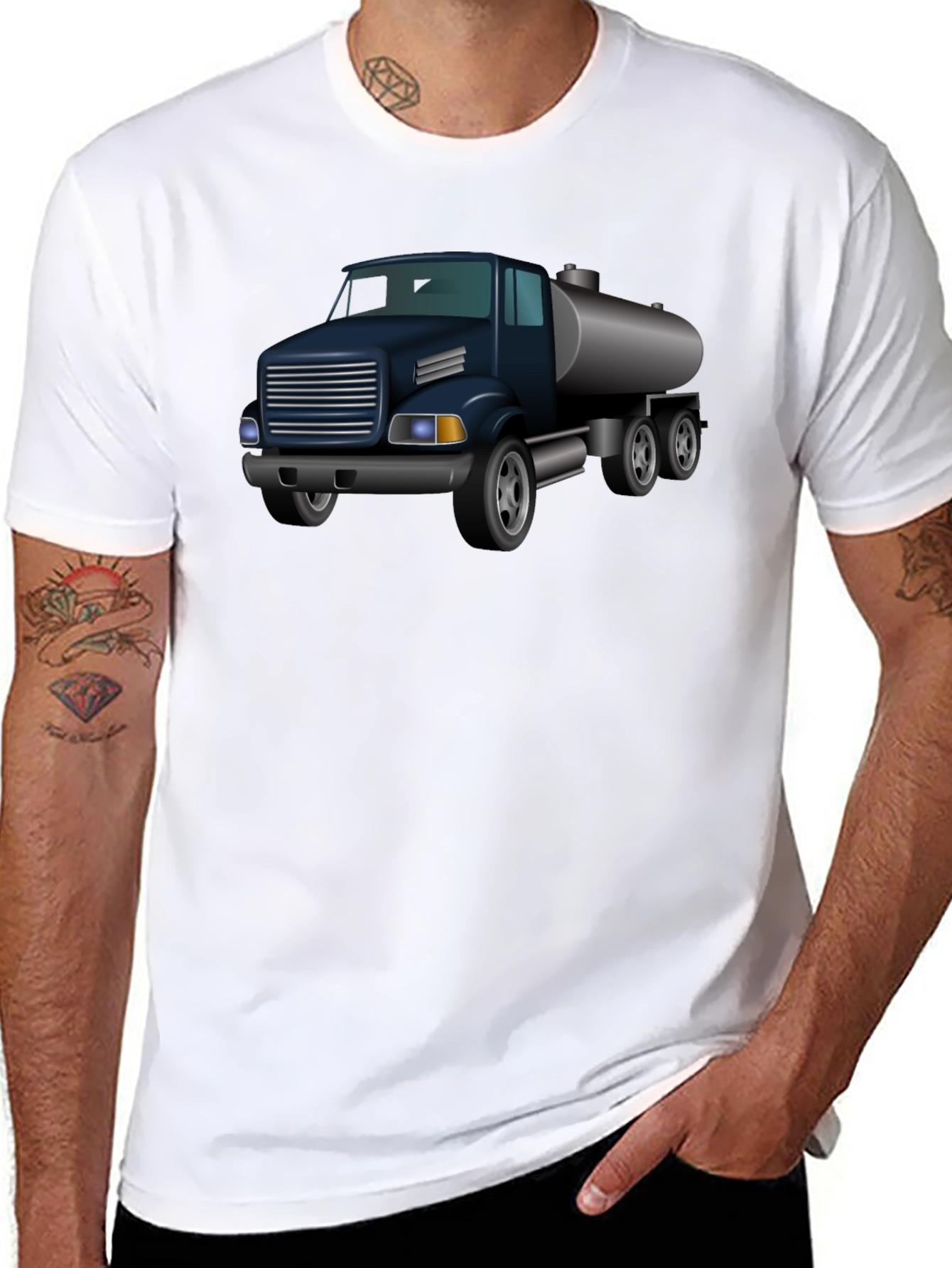 Truck Graphic Black T-Shirt