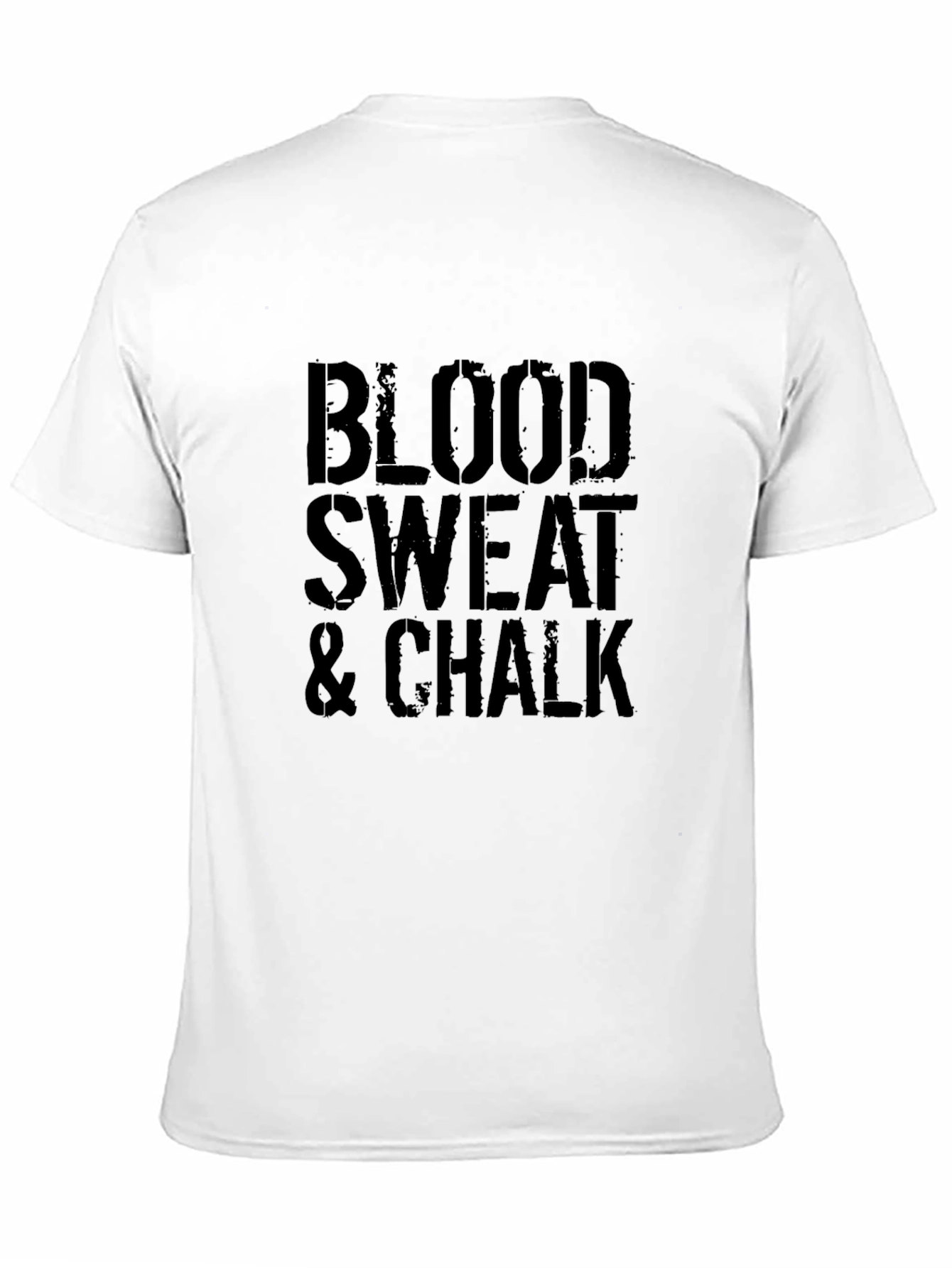 Blood Sweat & Chalk Black Graphic Tee