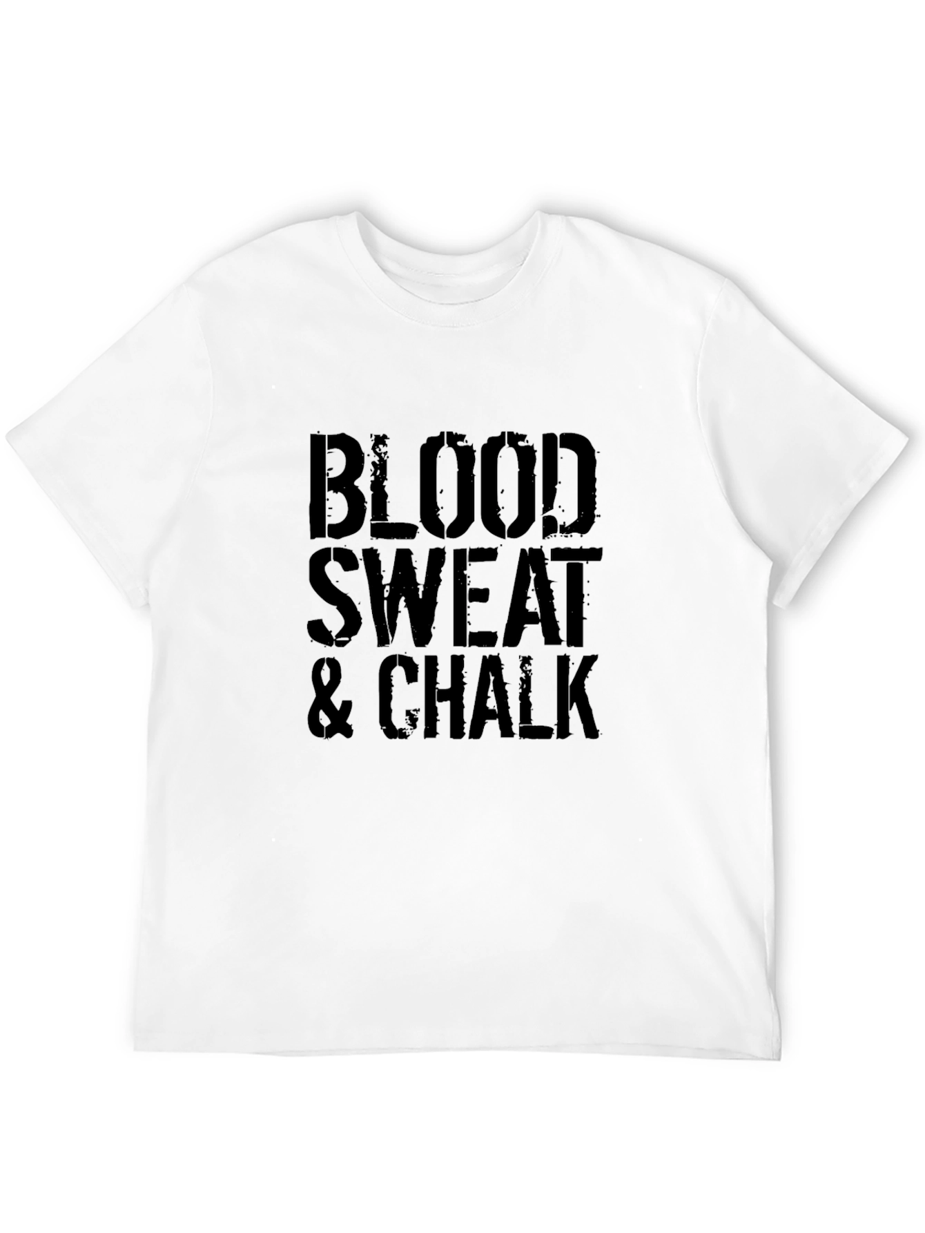 Blood Sweat & Chalk Black Graphic Tee
