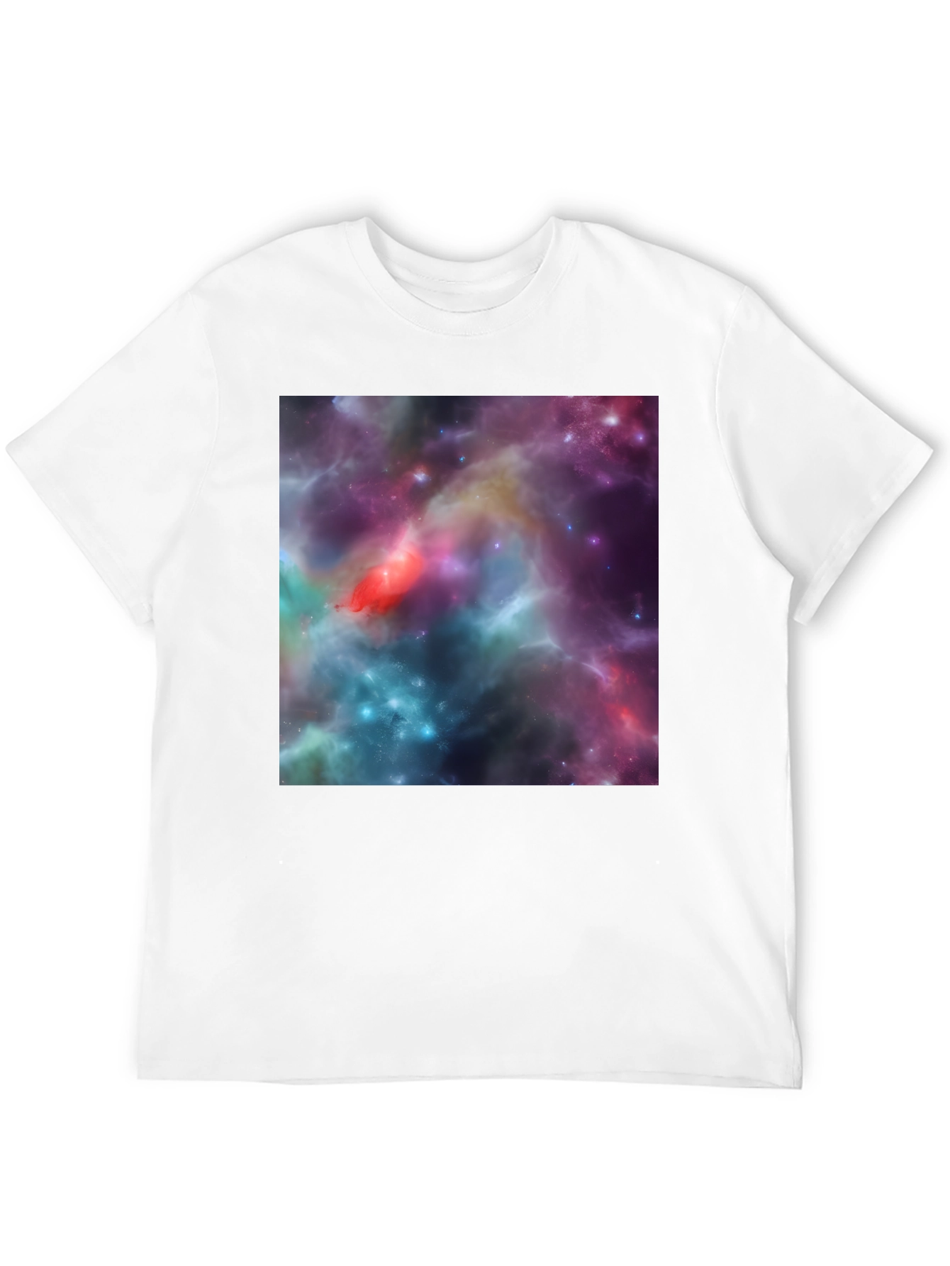 Nebula Print Black T-Shirt