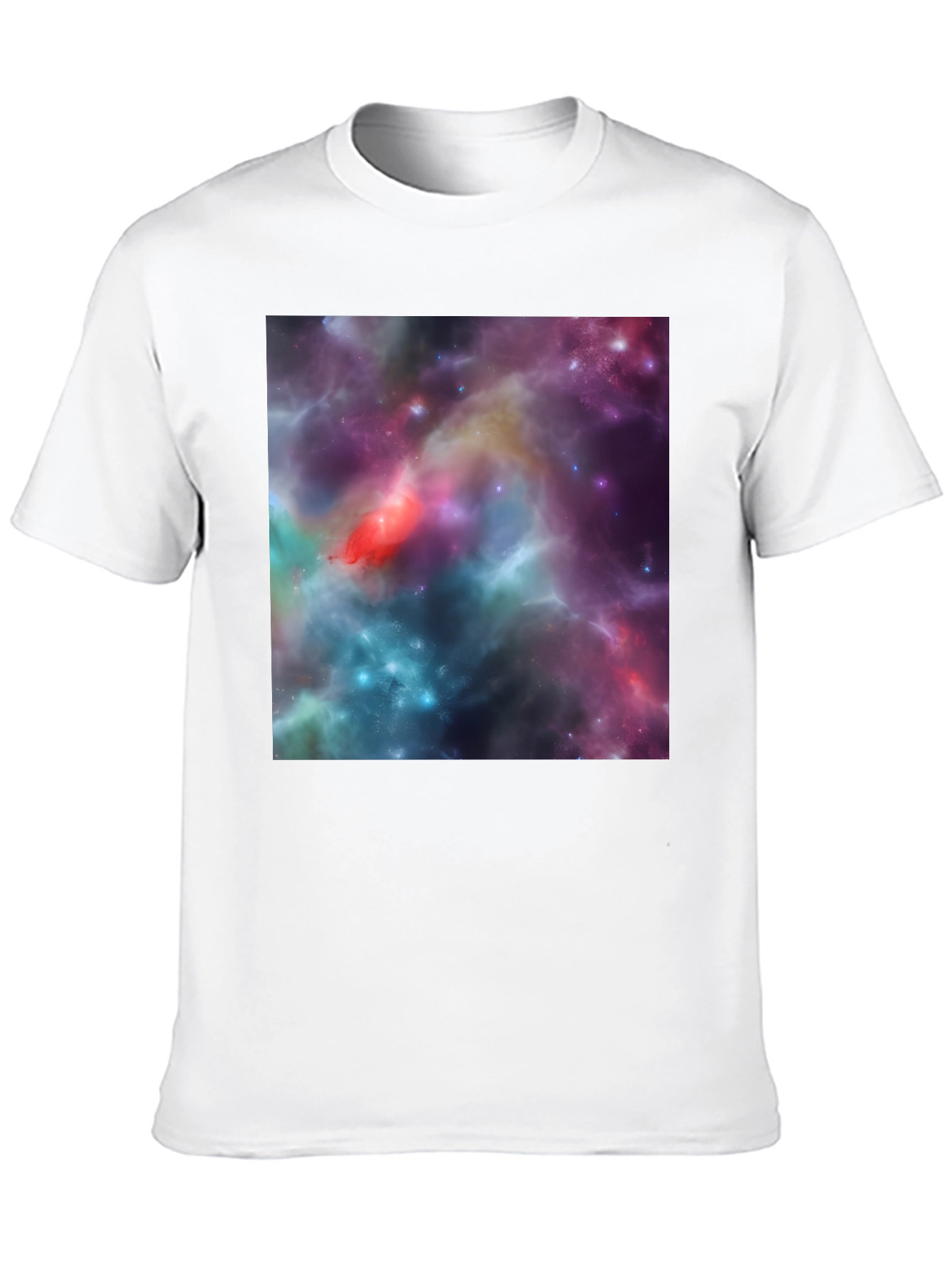 Nebula Print Black T-Shirt