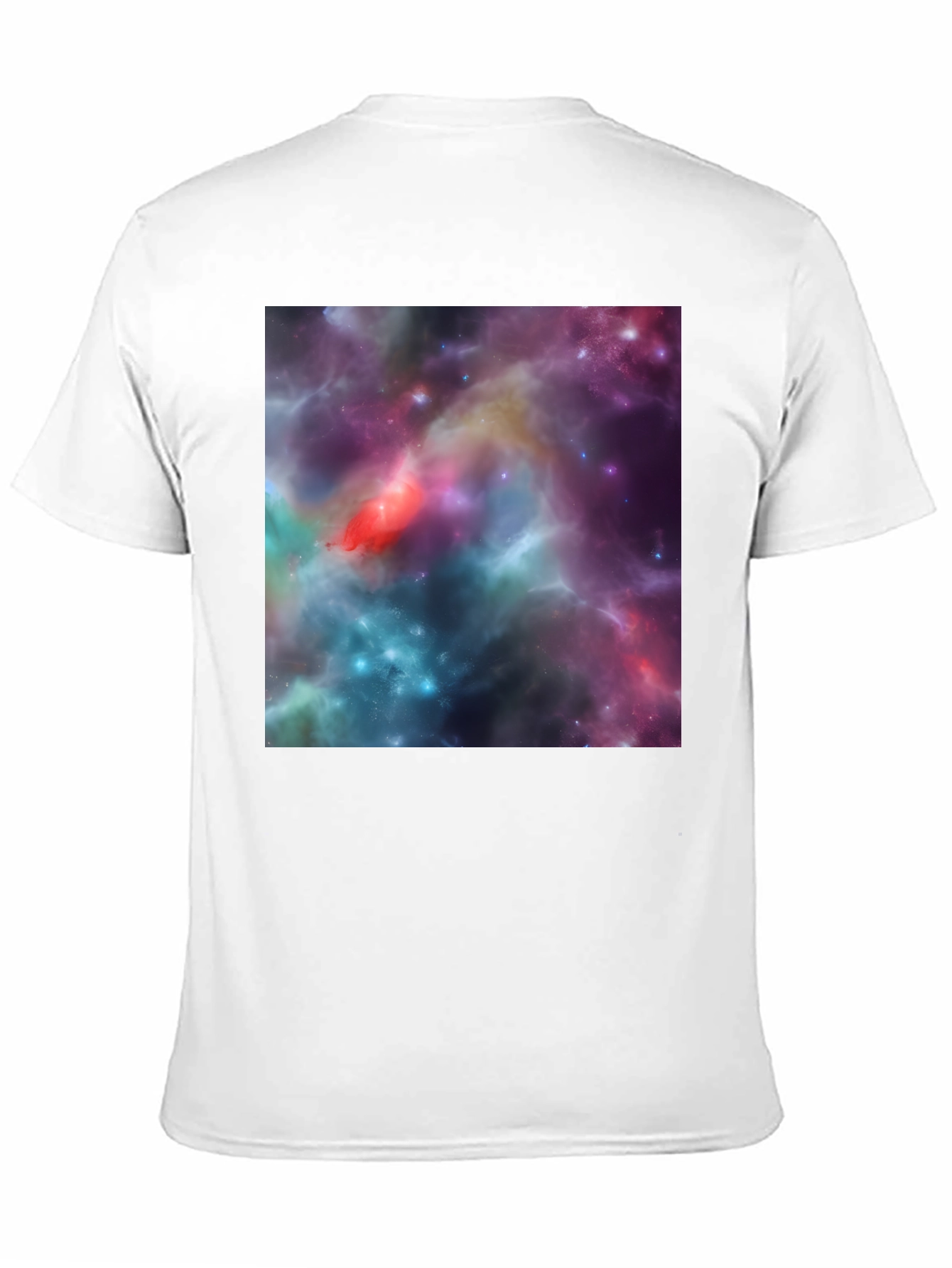 Nebula Print Black T-Shirt