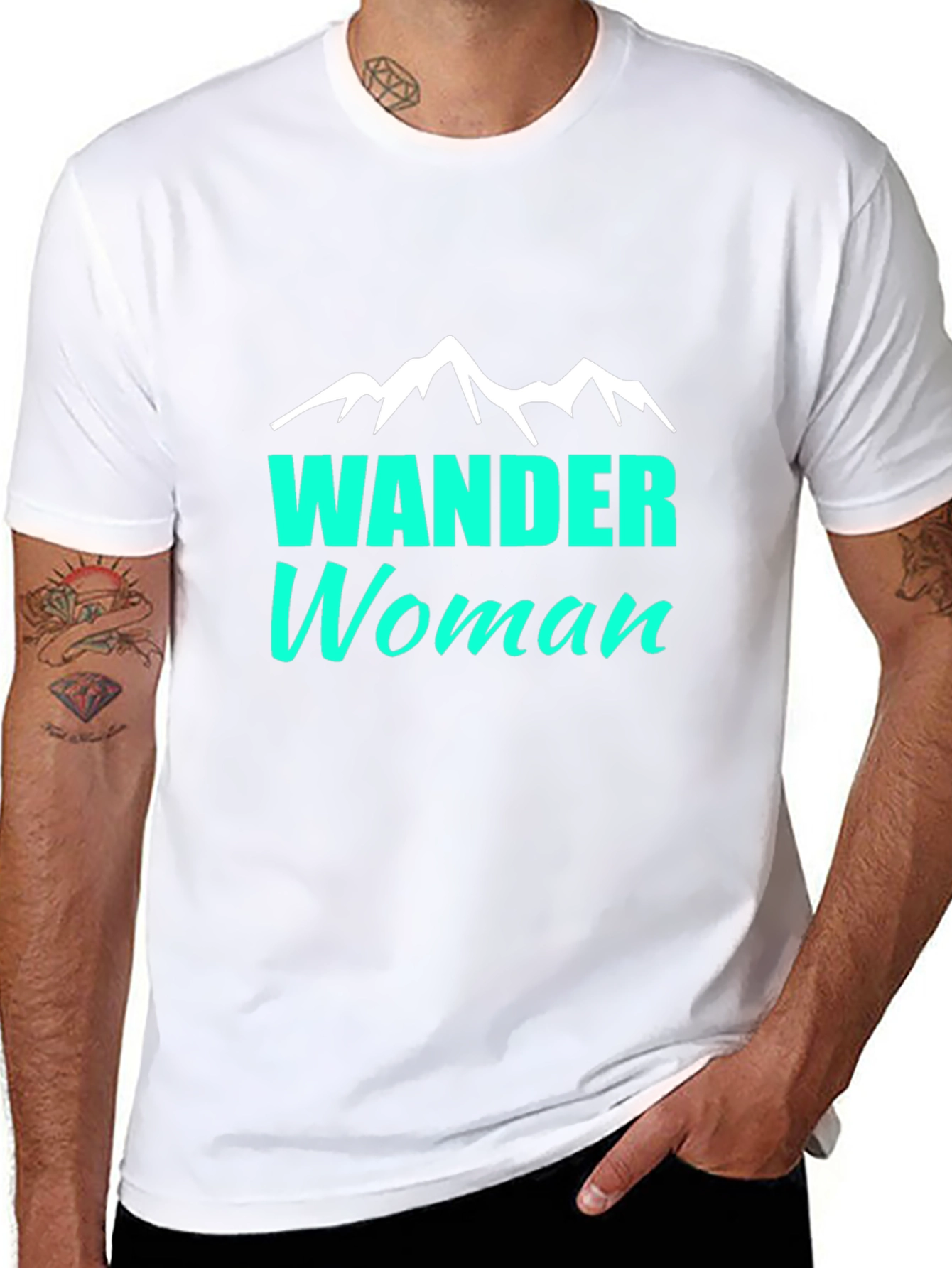 Wander Woman Graphic Tee - Black
