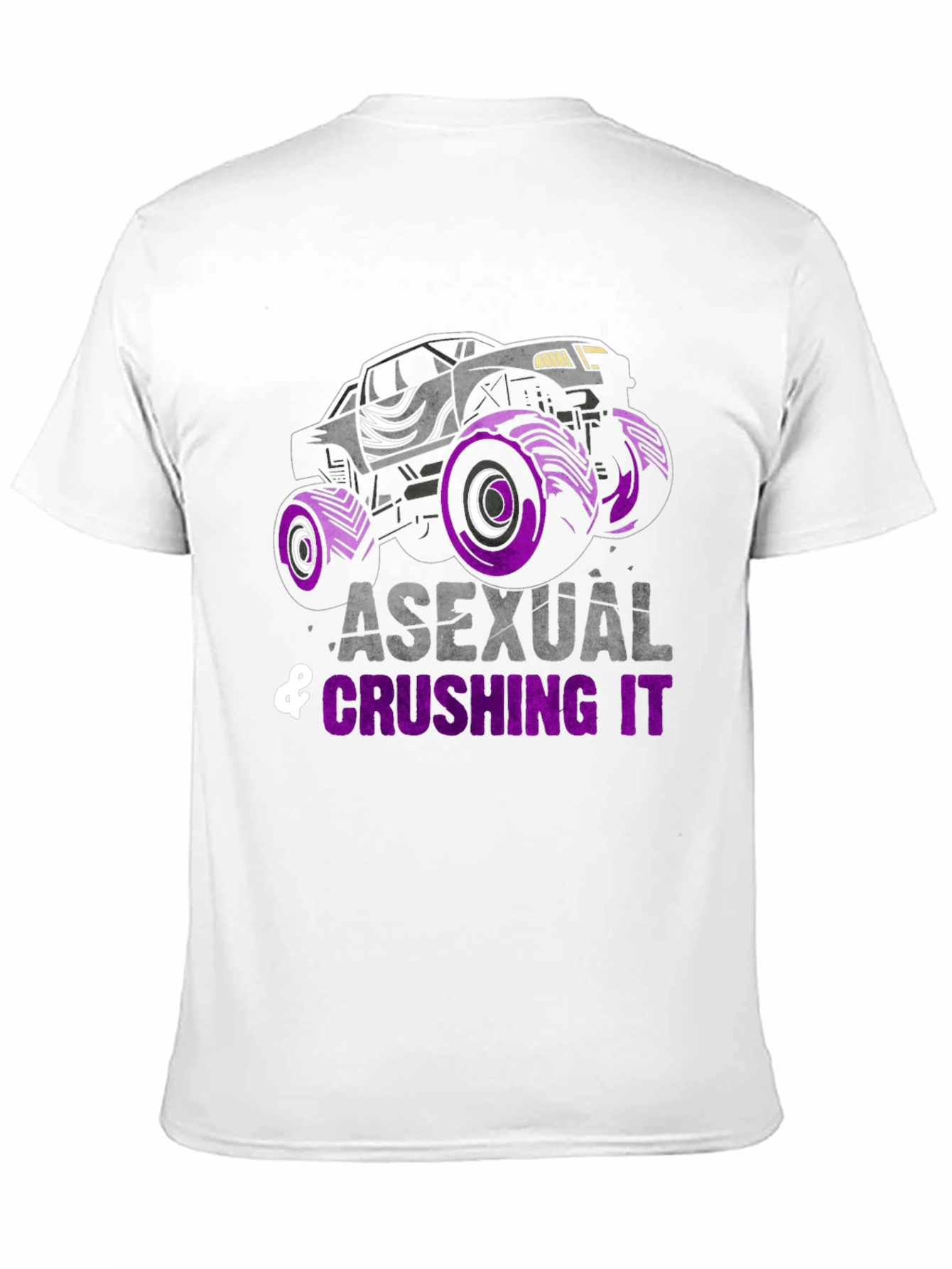 Asexual Crushing It Monster Truck T-Shirt