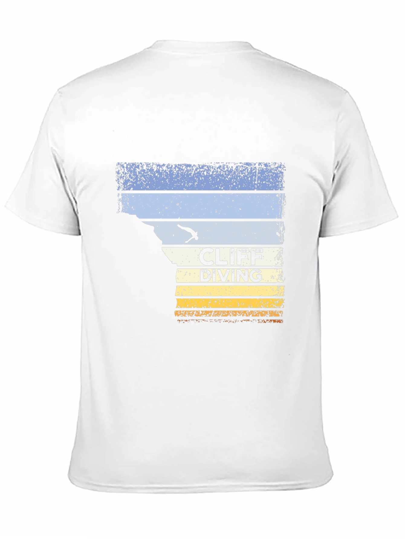 Cliff Diving Retro Graphic T-Shirt