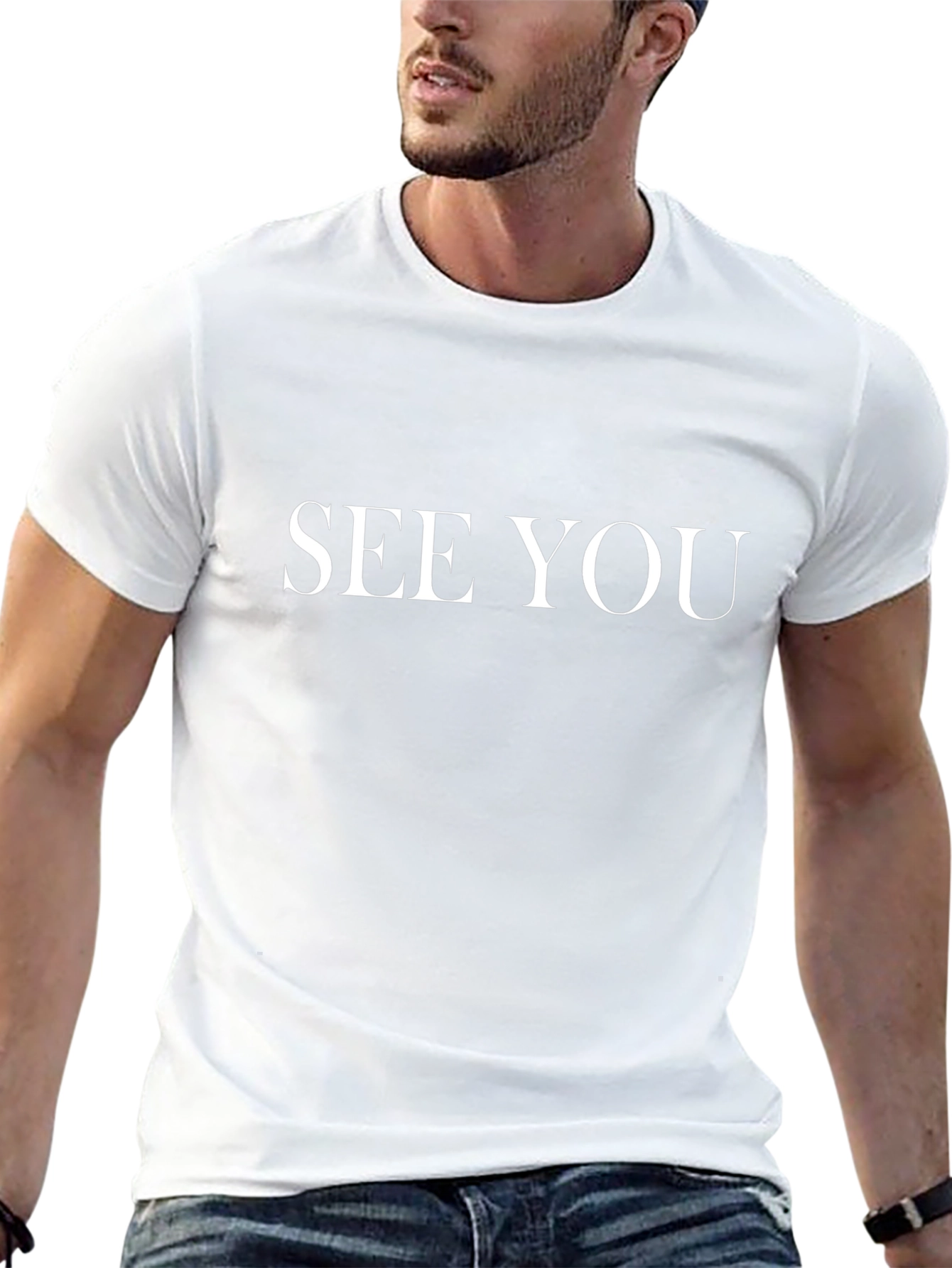 See You Black T-Shirt