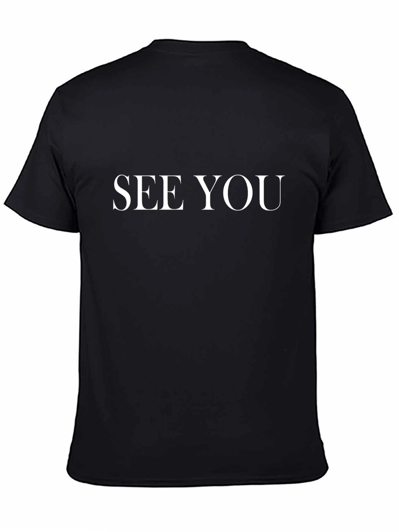 See You Black T-Shirt