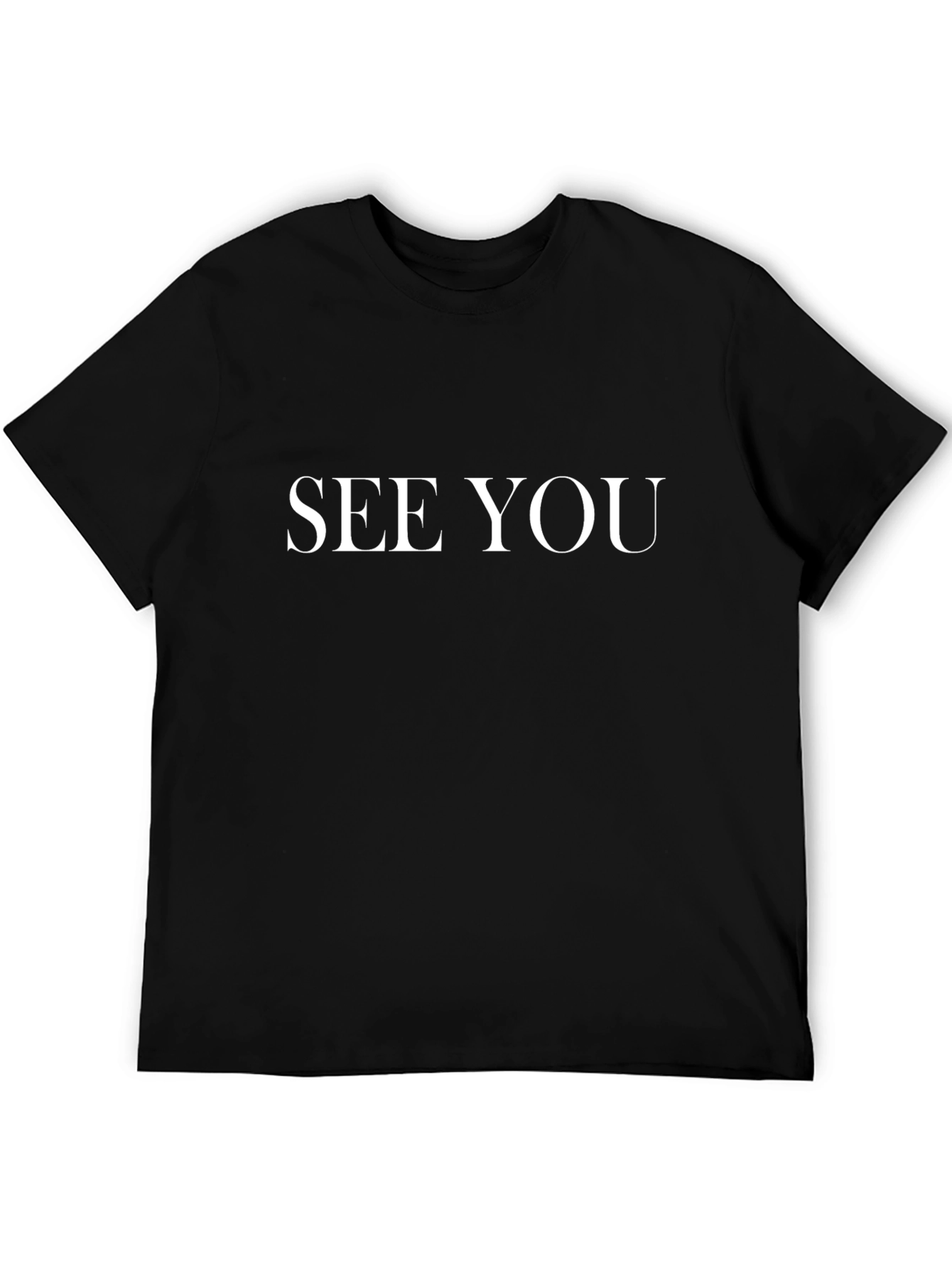 See You Black T-Shirt