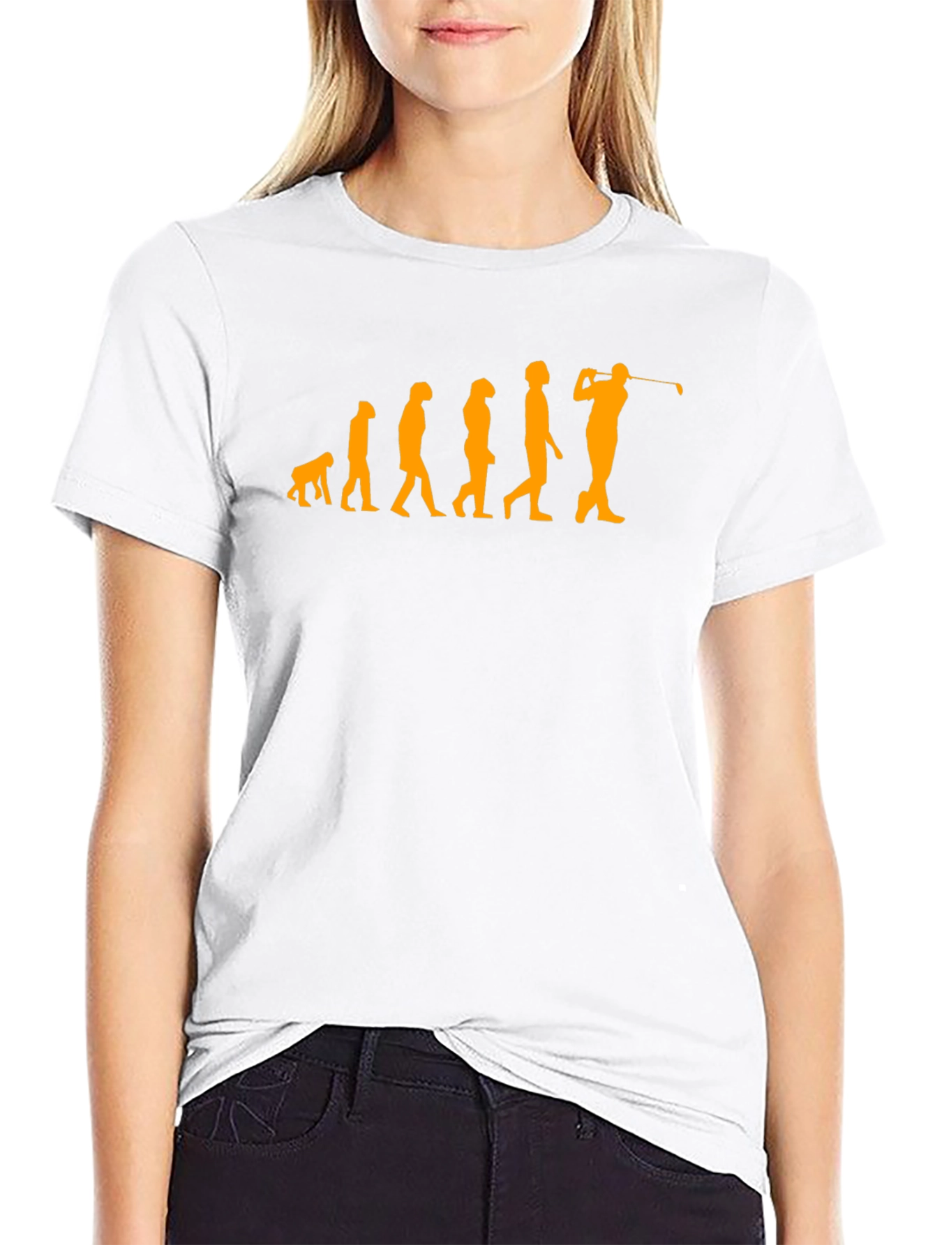 Golf Evolution T-Shirt - Black Cotton Tee