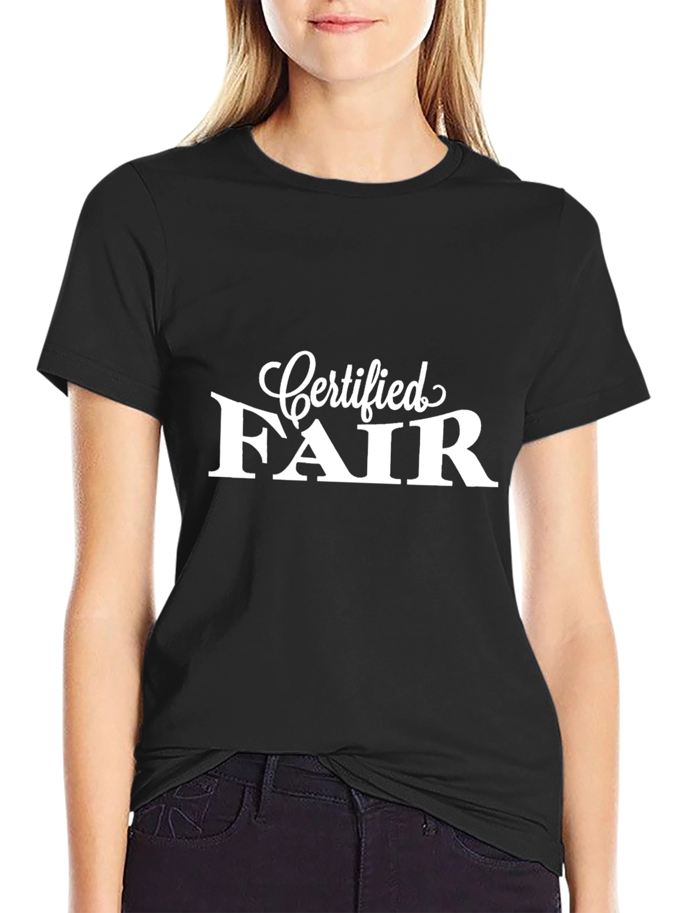 Certified Fair Graphic Tee - Mens Black T-Shirt