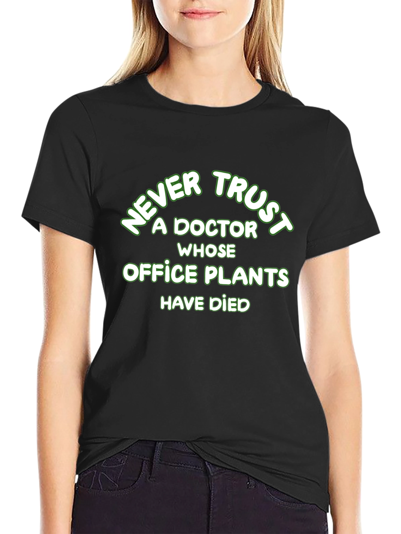 Funny Doctor Office Plants Graphic T-Shirt