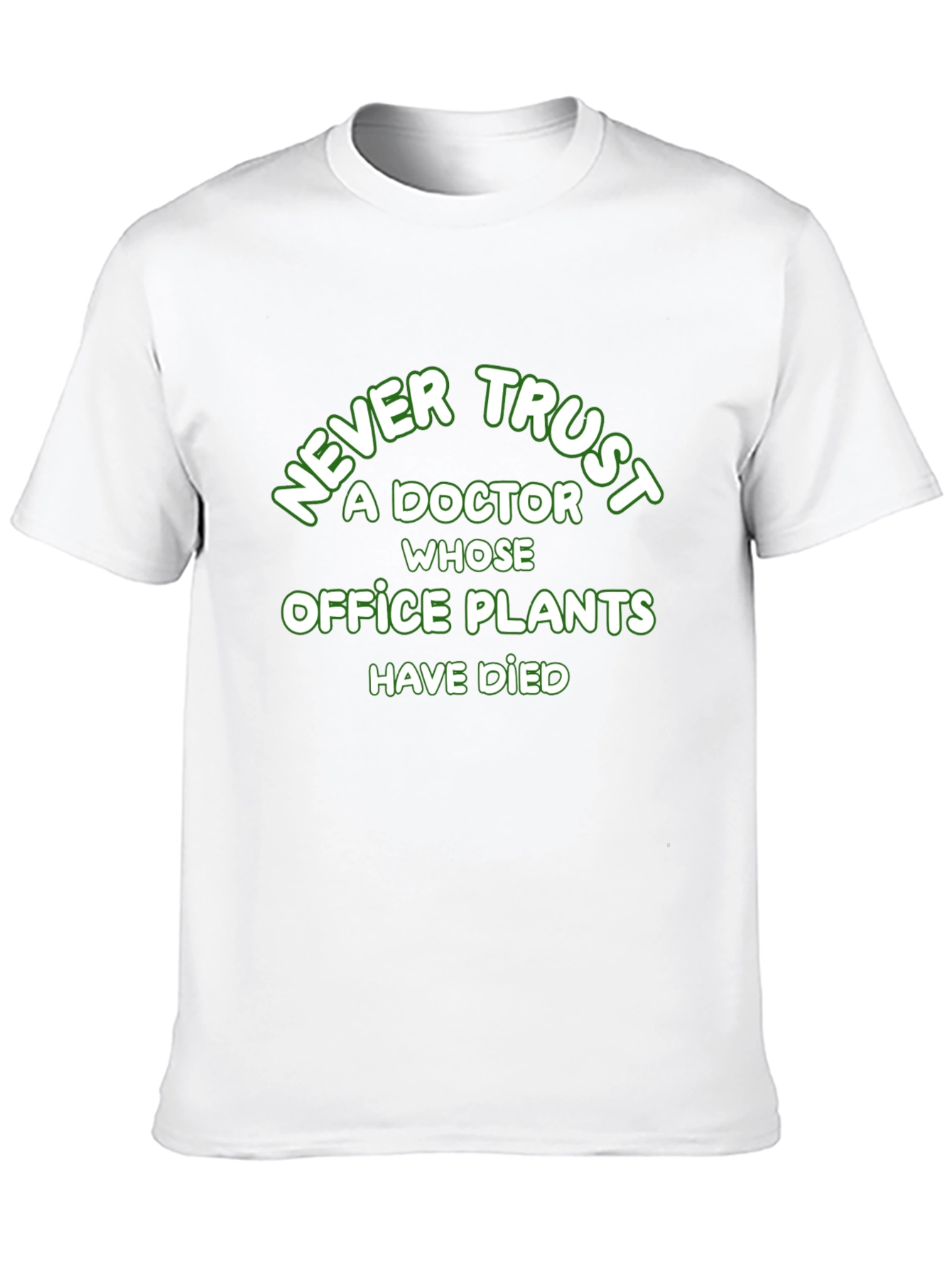 Funny Doctor Office Plants Graphic T-Shirt