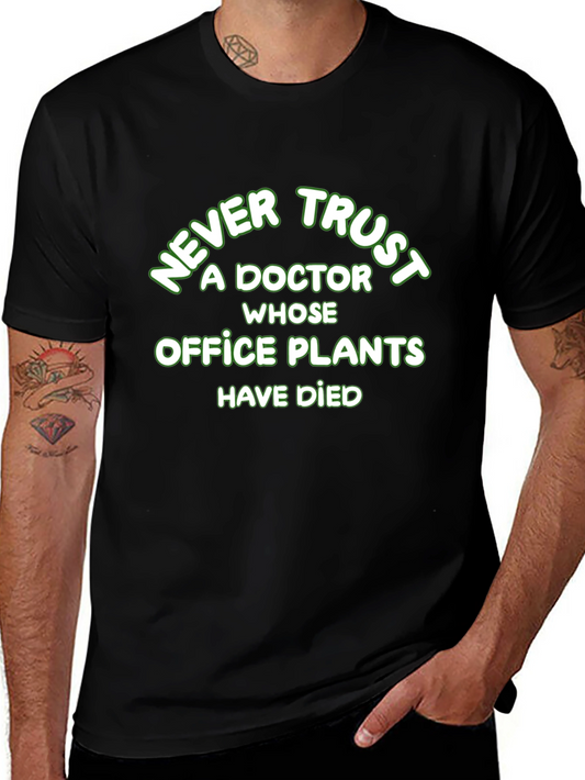 Funny Doctor Office Plants Graphic T-Shirt