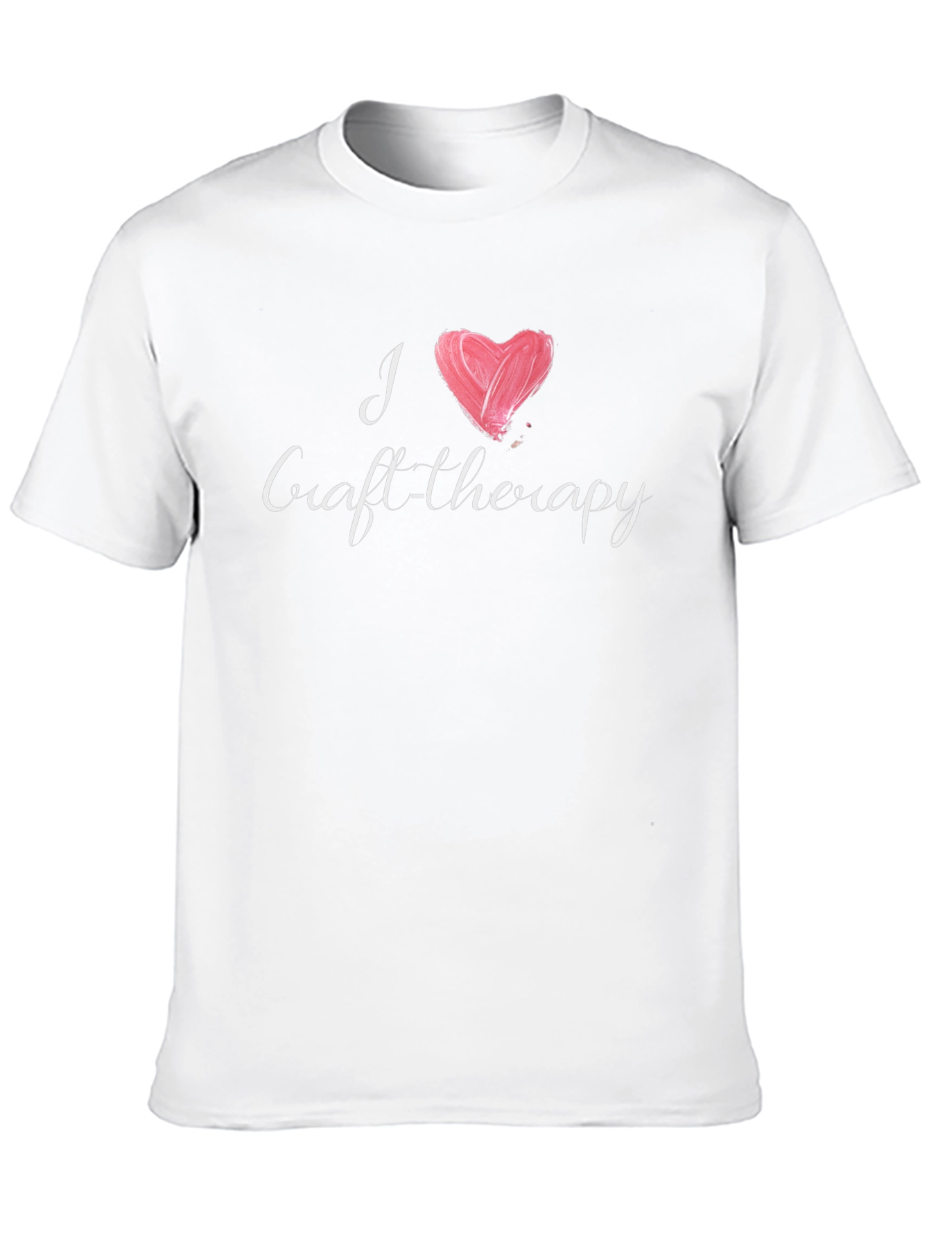 I Love Craft Therapy Black T-Shirt