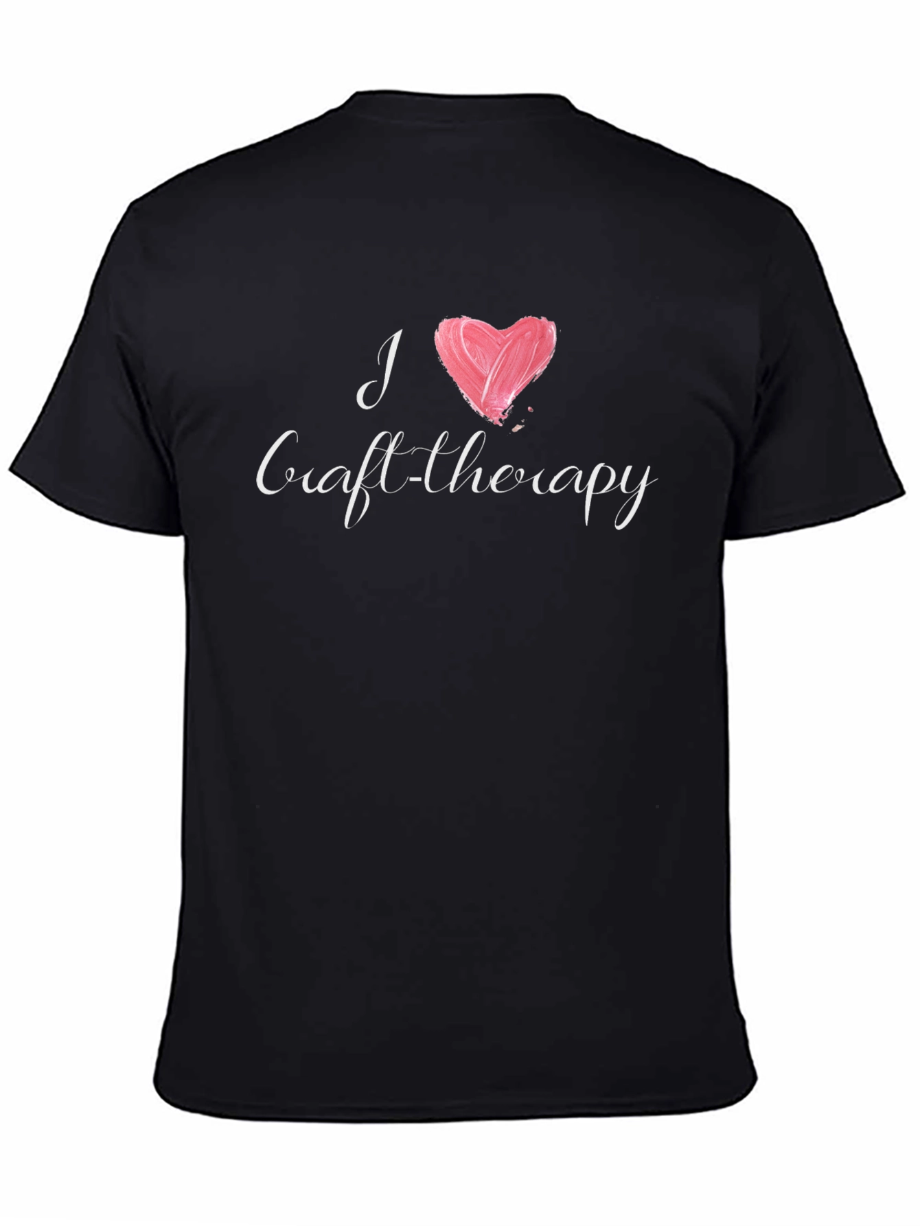 I Love Craft Therapy Black T-Shirt