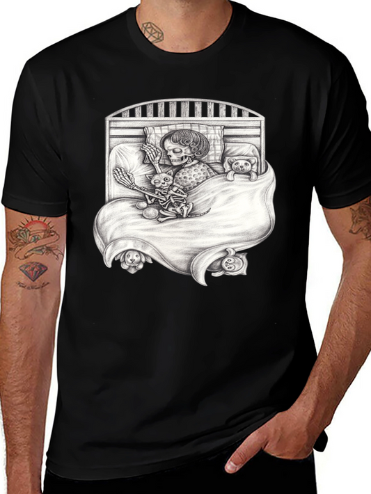 Skeleton Bedtime Story T-Shirt