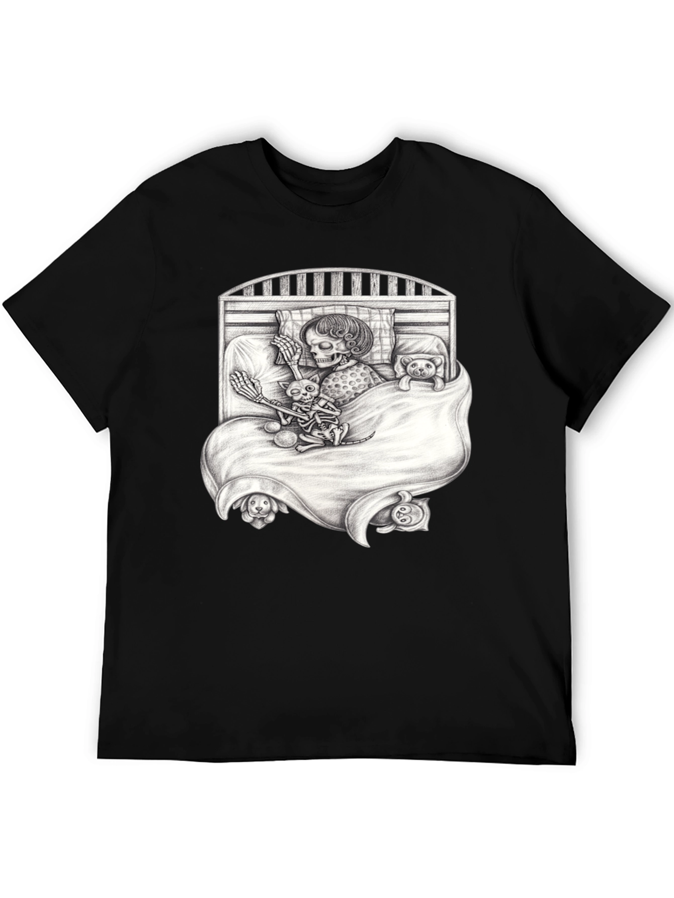Skeleton Bedtime Story T-Shirt